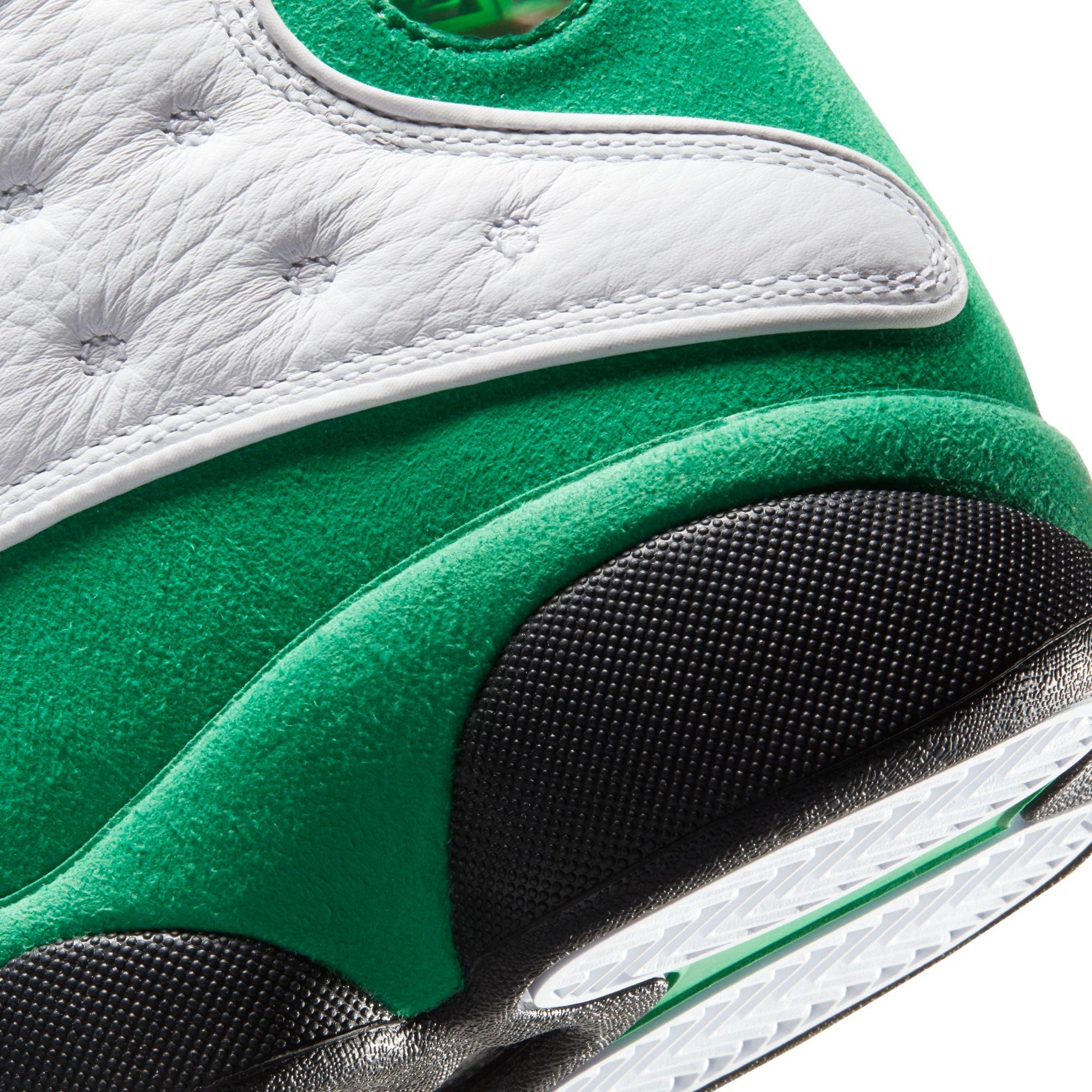 Jordan 13 Retro "White/Lucky Green" Men's Shoe - WHITE/GREEN Thumbnail View 4