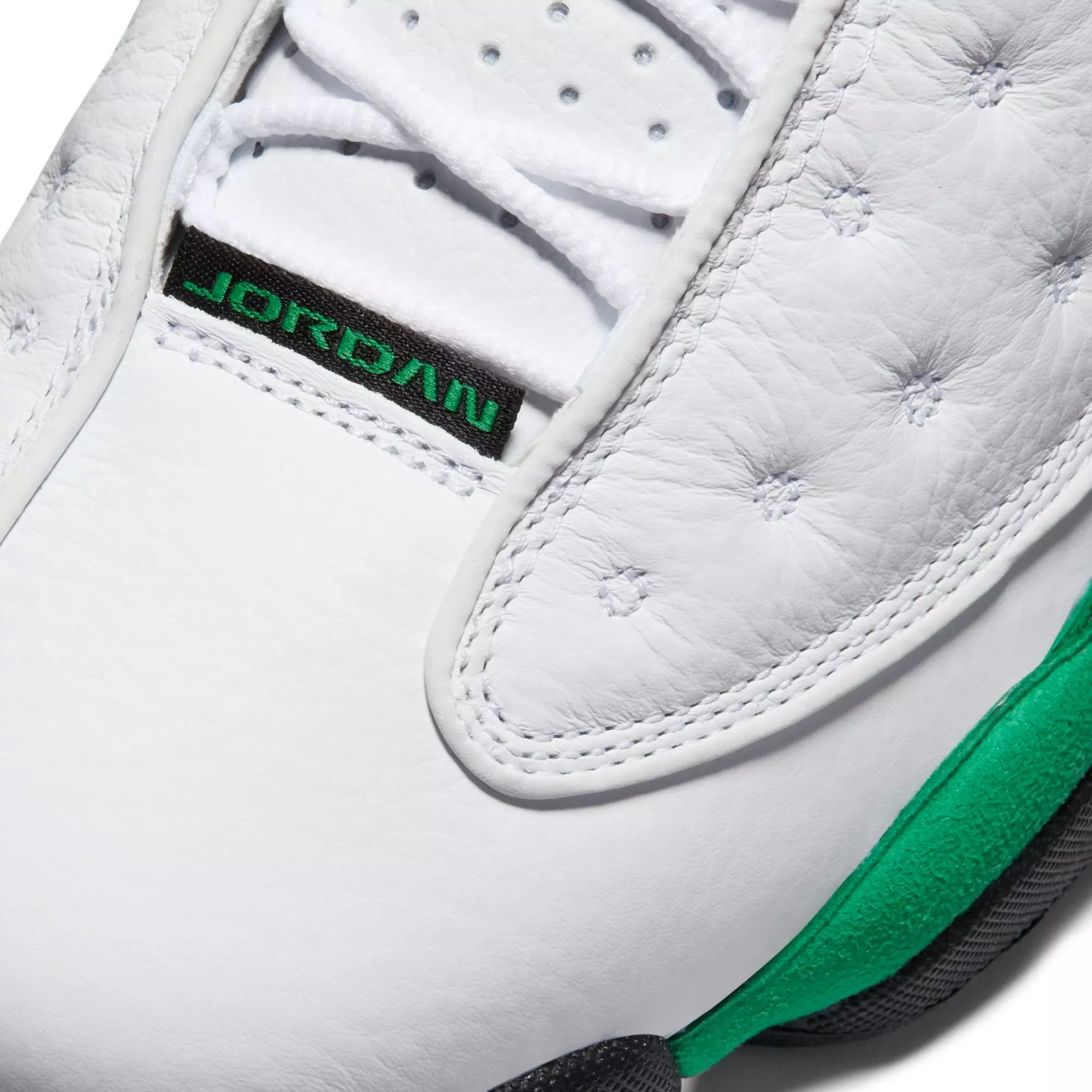 Jordan 13 Retro "White/Lucky Green" Men's Shoe - WHITE/GREEN
