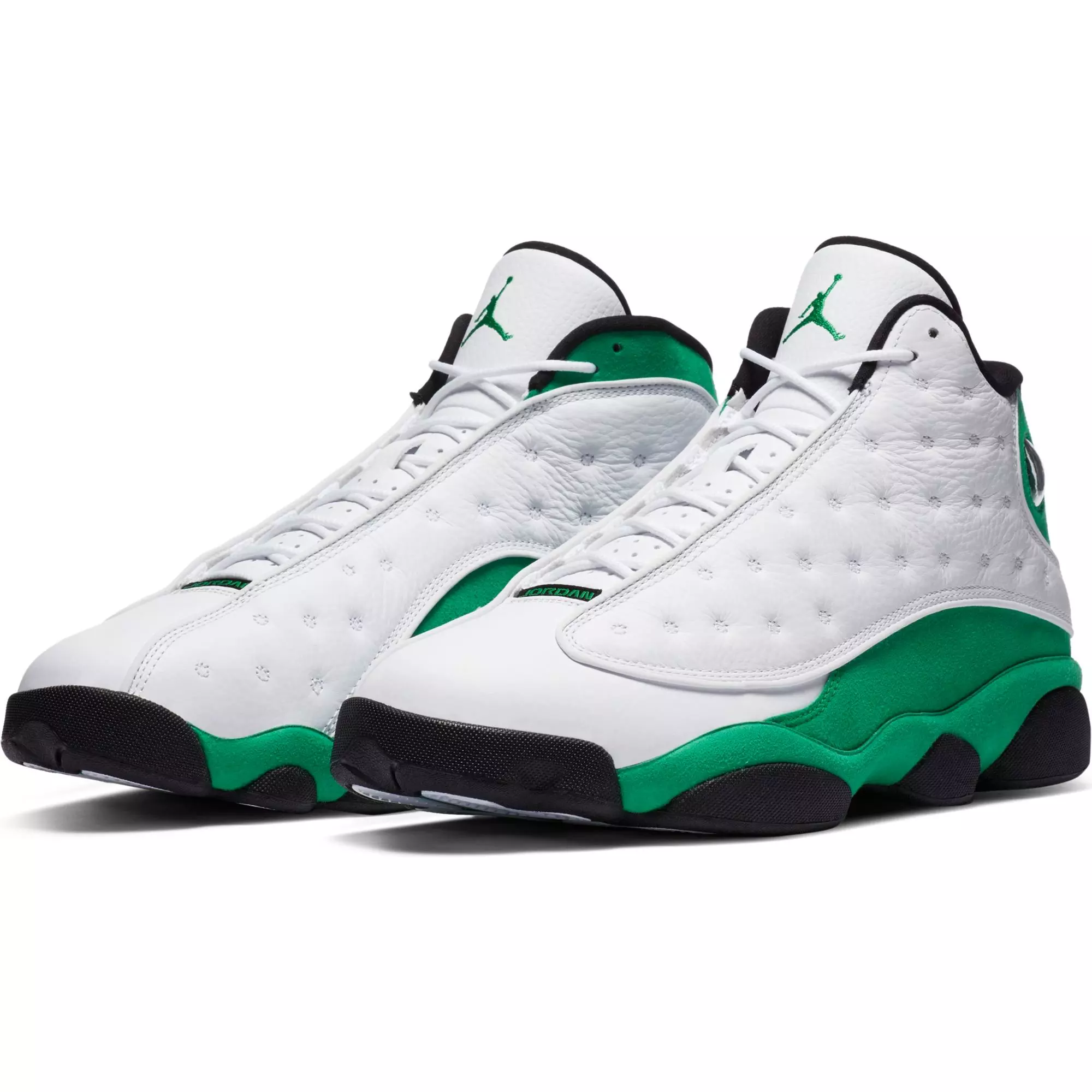 Jordan 13 Retro "White/Lucky Green" Men's Shoe - WHITE/GREEN