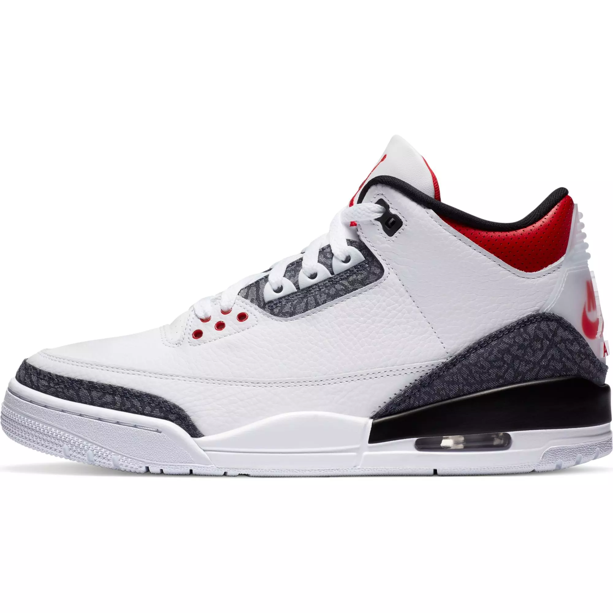 Jordan 3 Retro SE "White/Fire Red/Black" Men's Shoe - WHITE/RED/BLACK