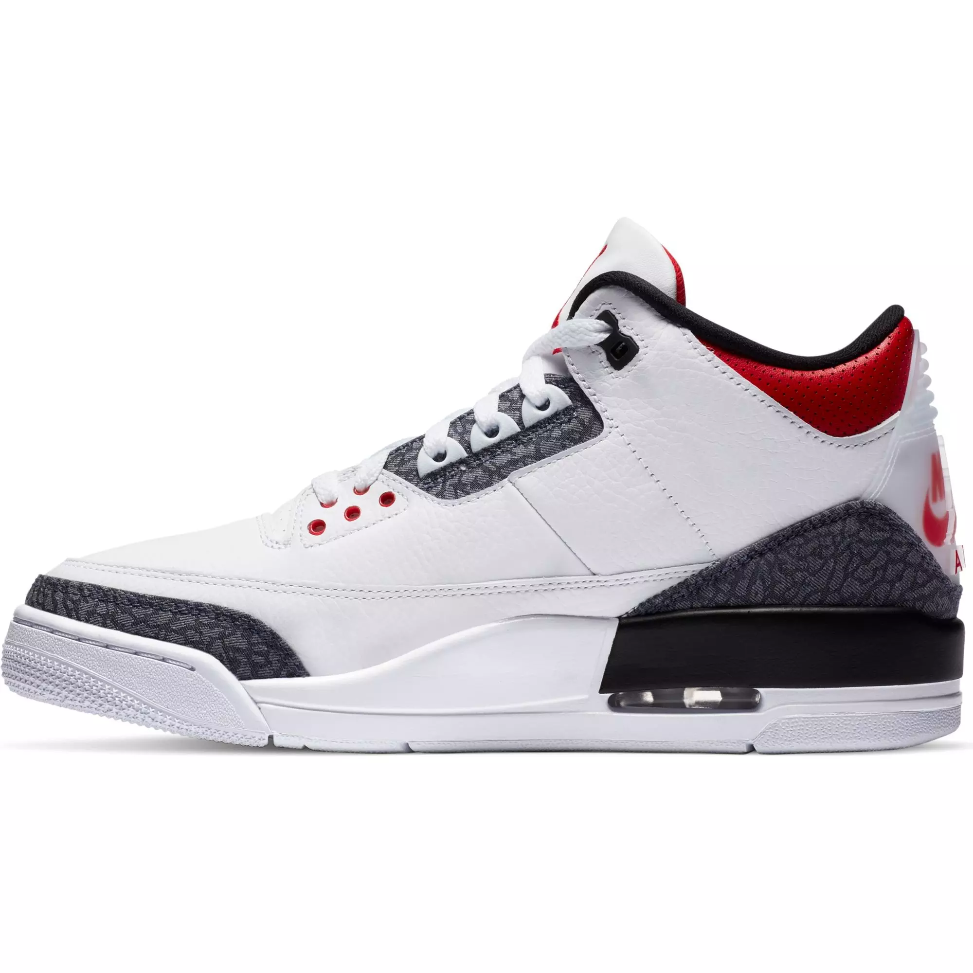 Jordan 3 Retro SE "White/Fire Red/Black" Men's Shoe - WHITE/RED/BLACK
