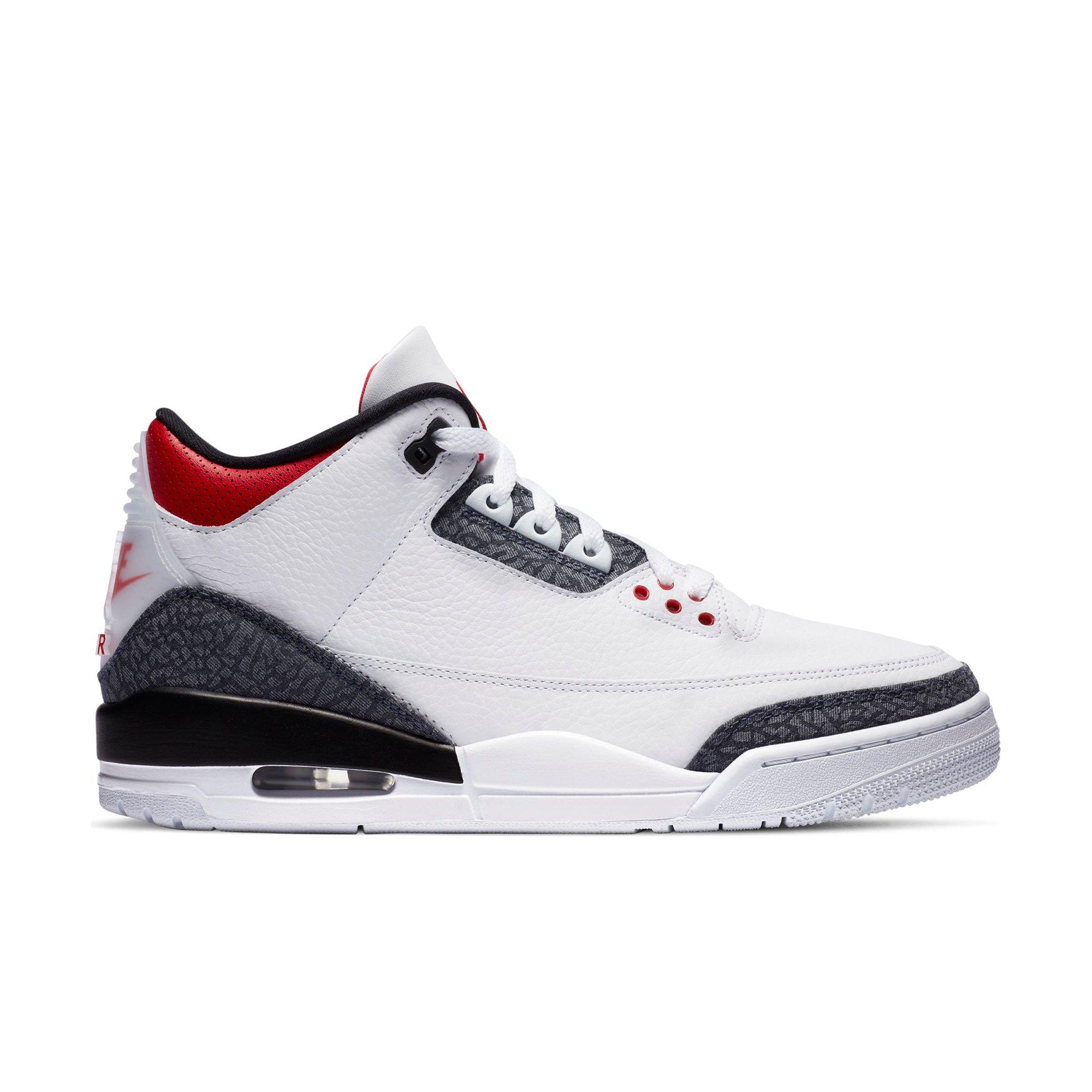 Jordan 3 Retro SE "White/Fire Red/Black" Men's Shoe - WHITE/RED/BLACK Thumbnail View 1