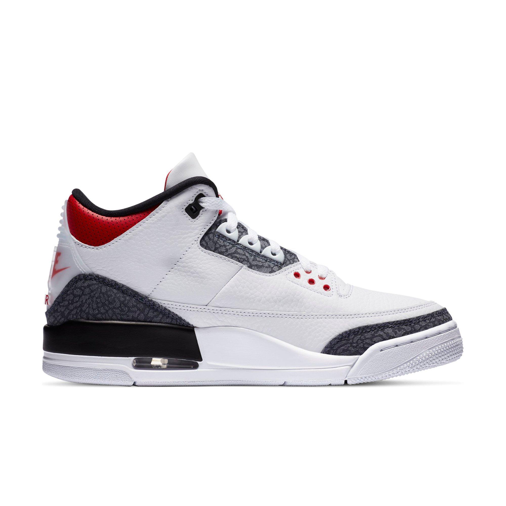 Jordan 3 Retro SE "White/Fire Red/Black" Men's Shoe - WHITE/RED/BLACK Thumbnail View 2