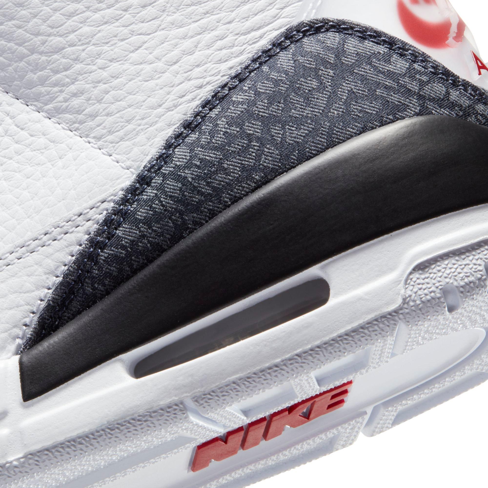 Jordan 3 Retro SE "White/Fire Red/Black" Men's Shoe - WHITE/RED/BLACK Thumbnail View 3