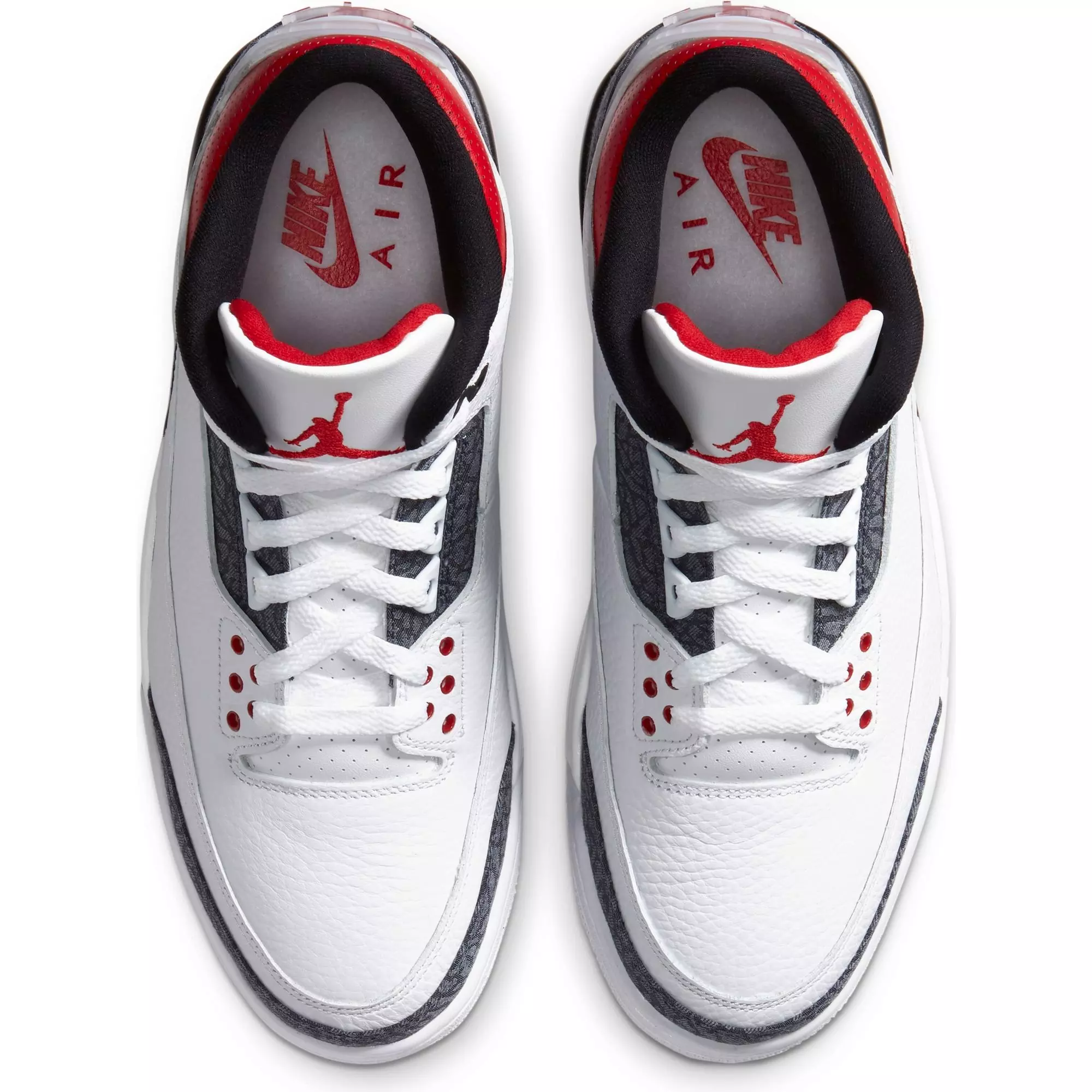 Jordan 3 Retro SE "White/Fire Red/Black" Men's Shoe - WHITE/RED/BLACK