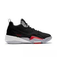 Jordan Zoom '92 "Black/University Red" Men's Shoe - GREY/BLACK/RED