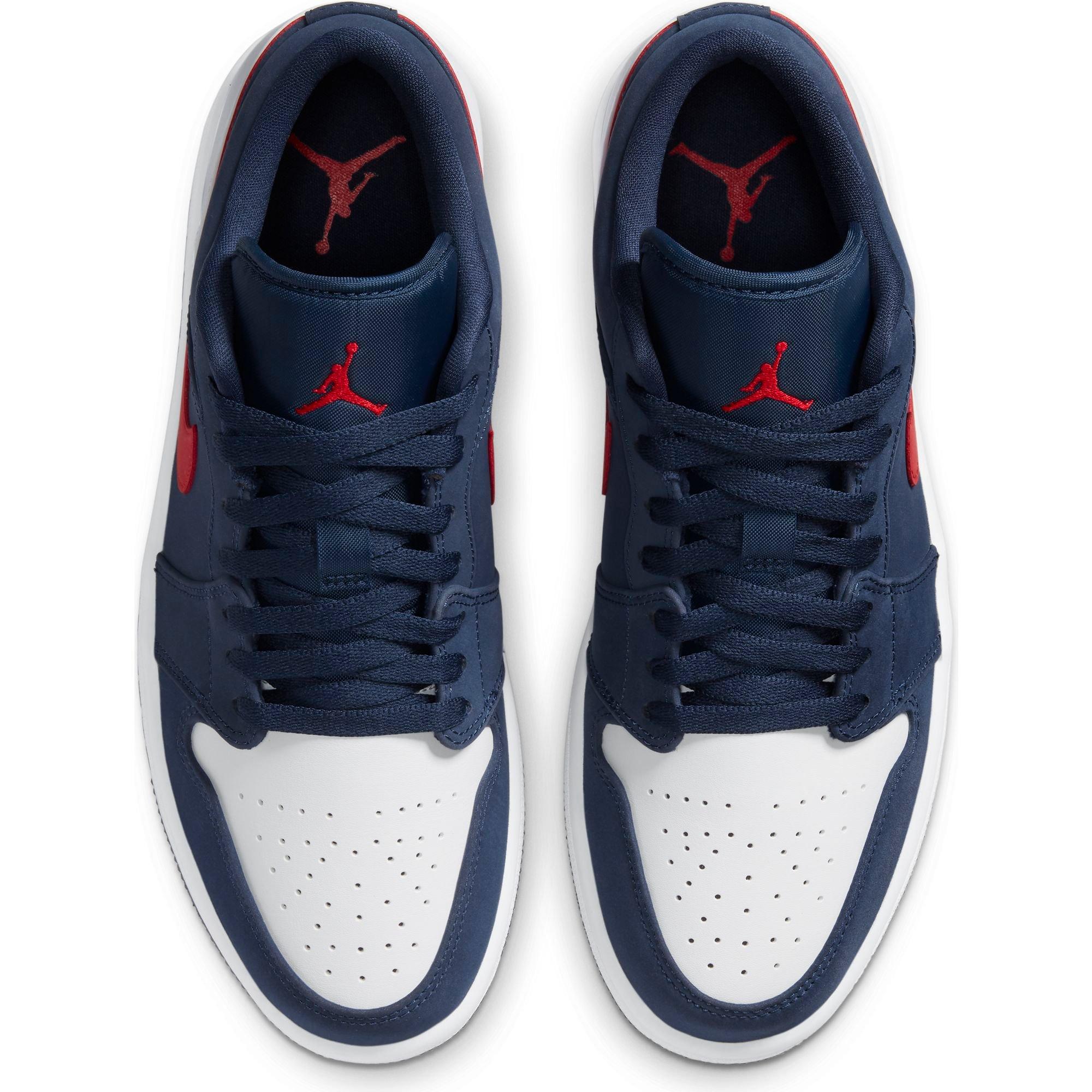 Jordan 1 Low Se Midnight Navy University Red White Men S Shoe Hibbett City Gear