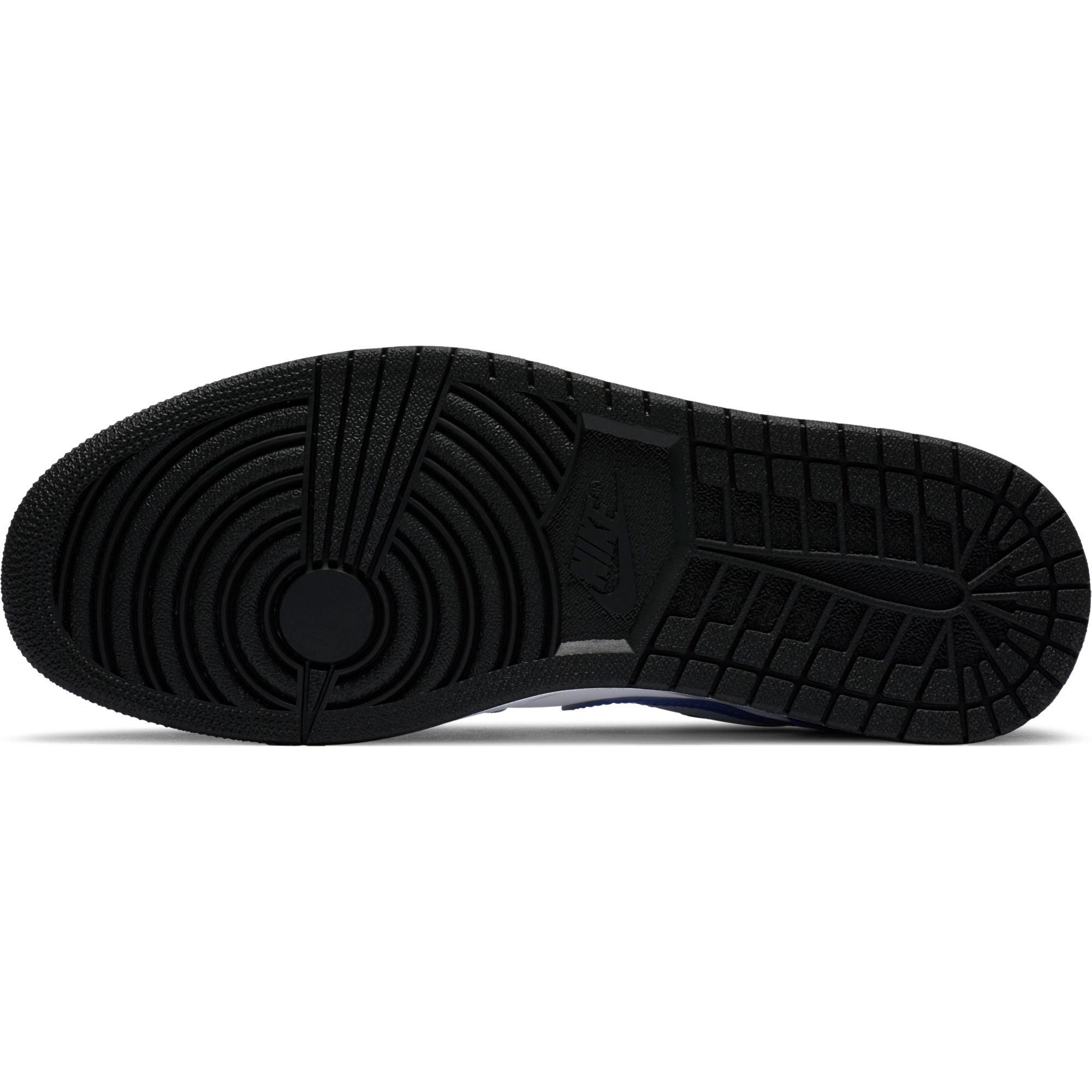 Jordan 1 Low "White/Hyper Royal/Black" Men's Shoe - ROYAL/BLACK Thumbnail View 9