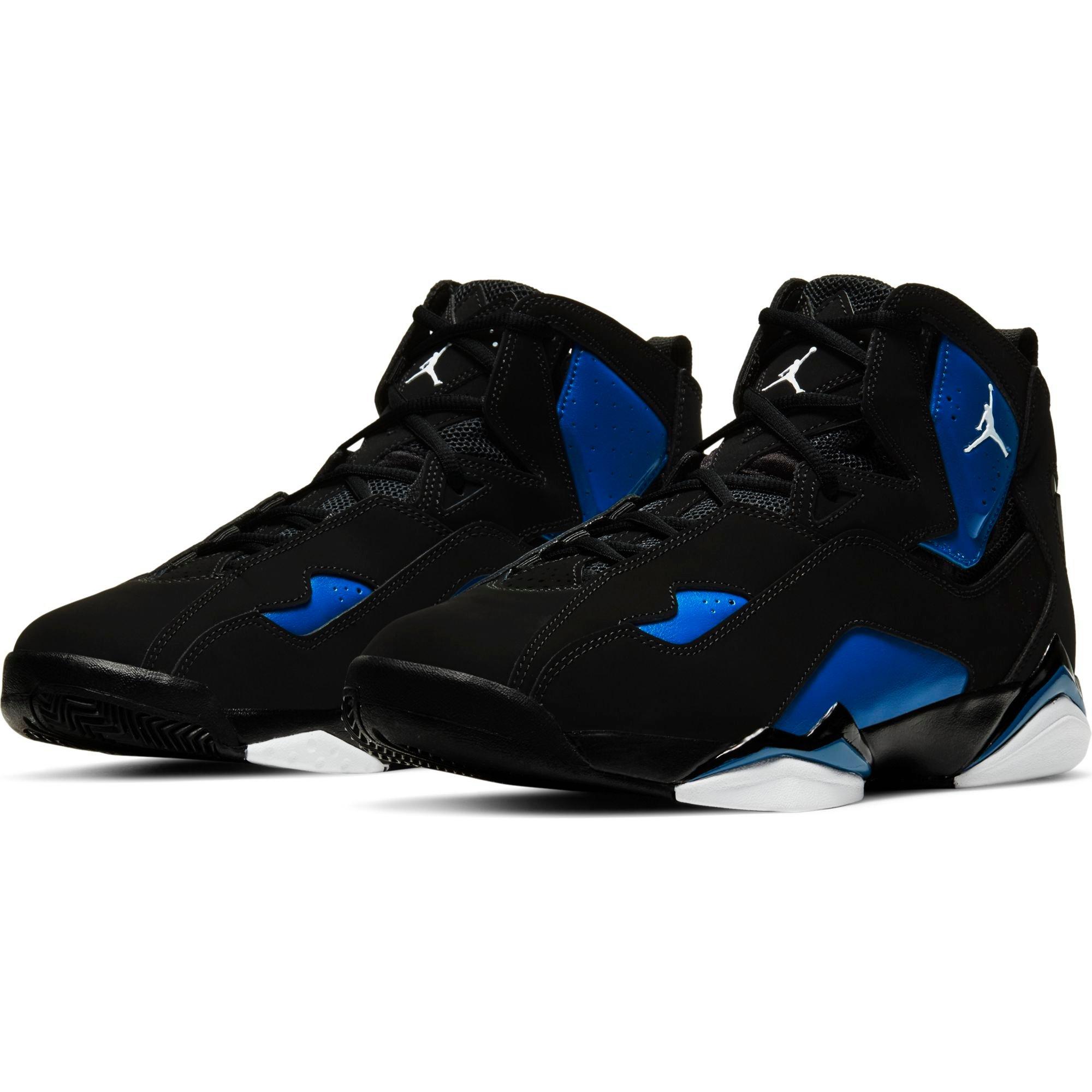 Jordan shoes black outlet and blue