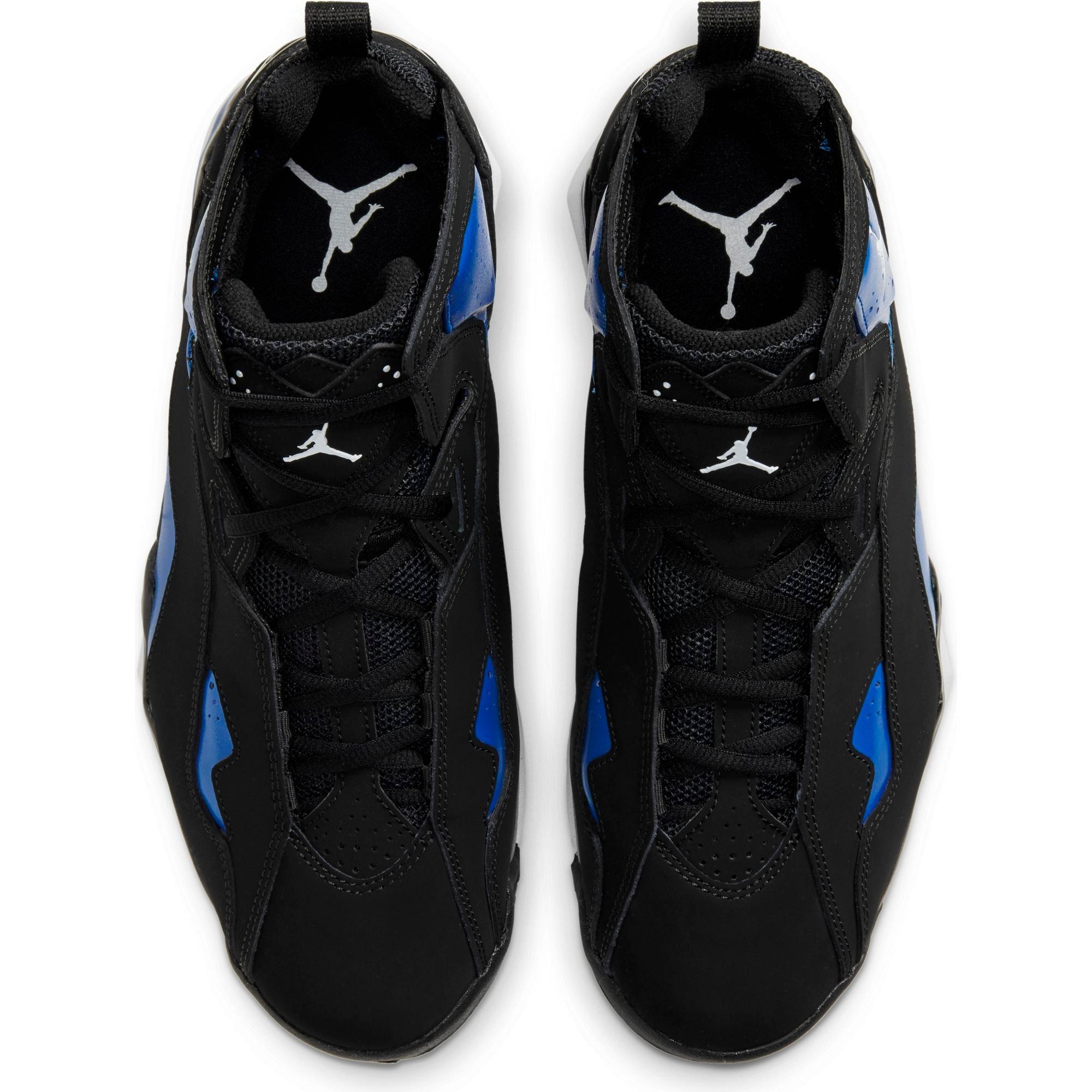 Jordan true flight discount black and blue