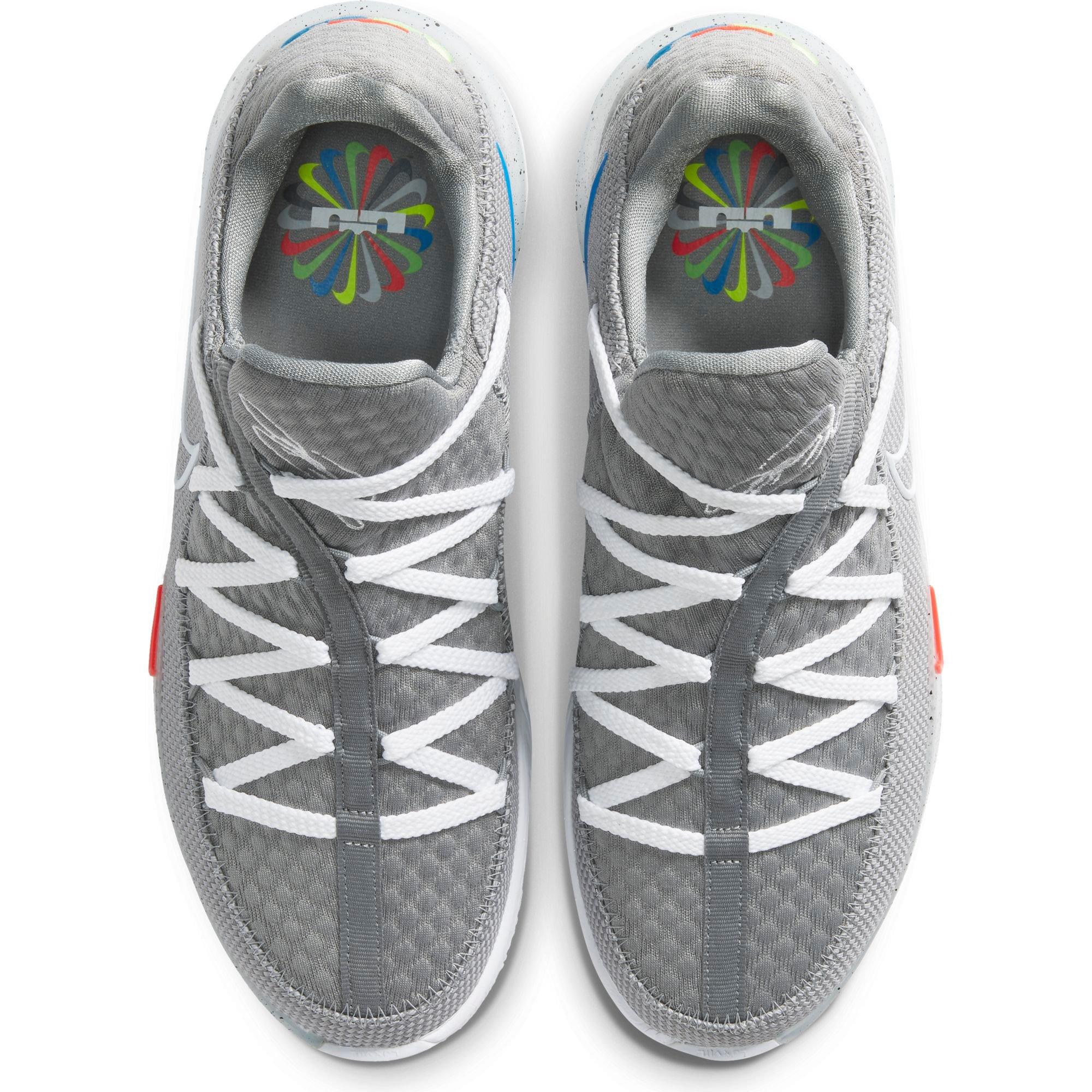 grey lebron 17 low