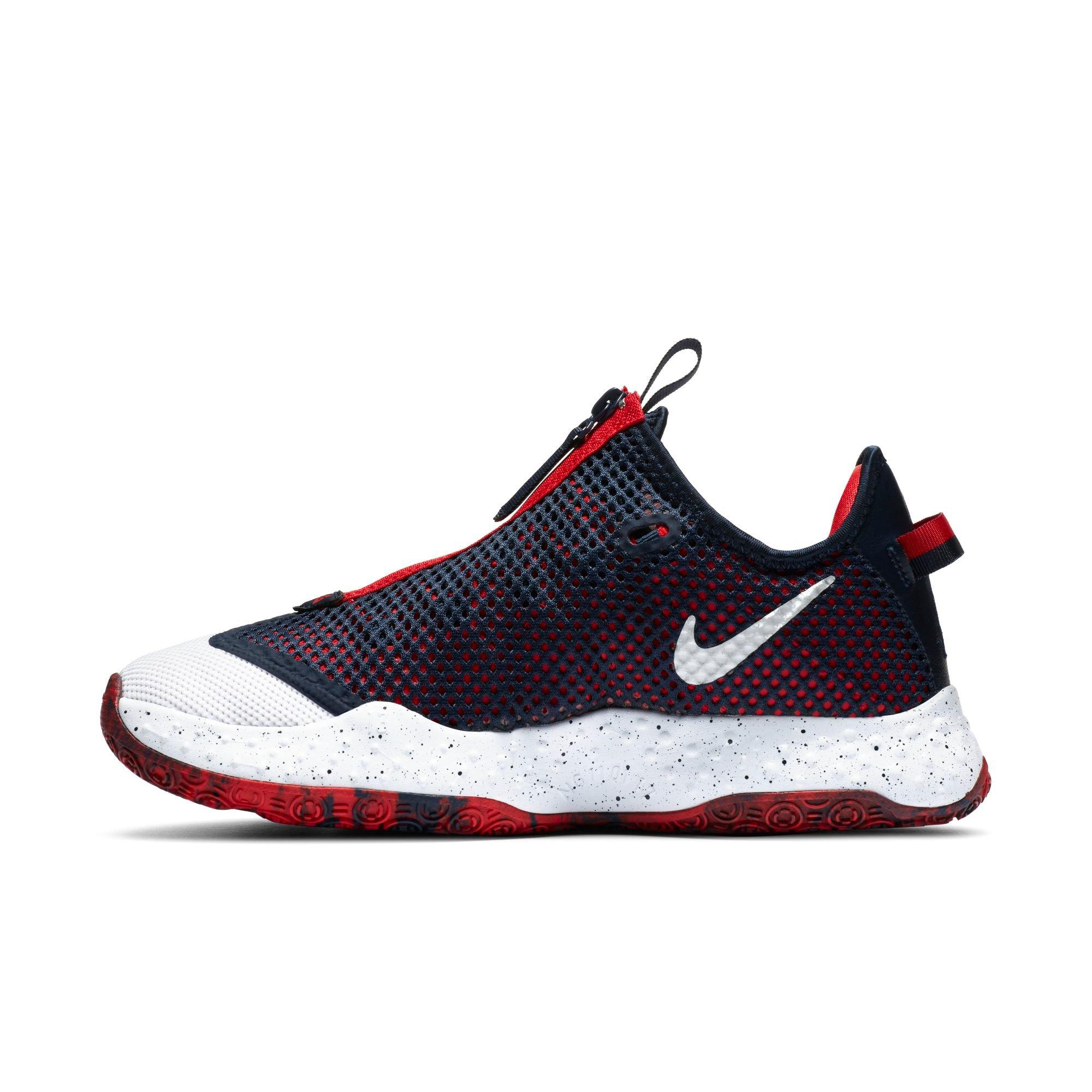 Nike PG 5 University Red/White Men's Basketball Shoe - Hibbett