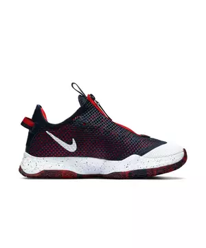 Nike PG 4 White/Obsidian/University Red Men's Basketball Shoe - Hibbett