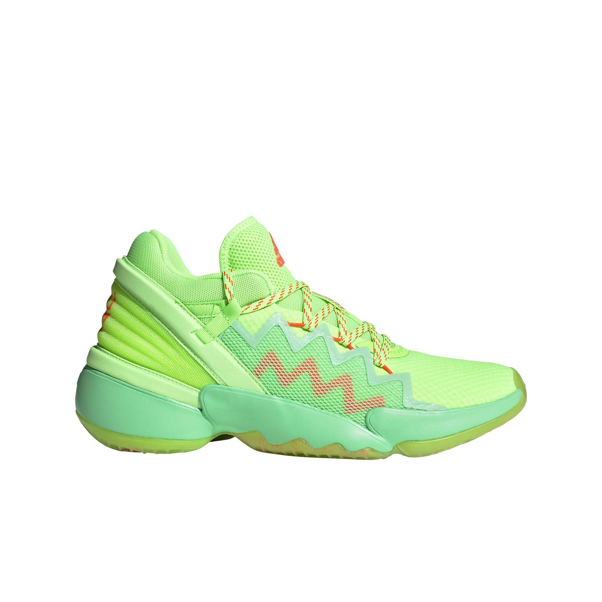 donovan mitchell neon green shoes