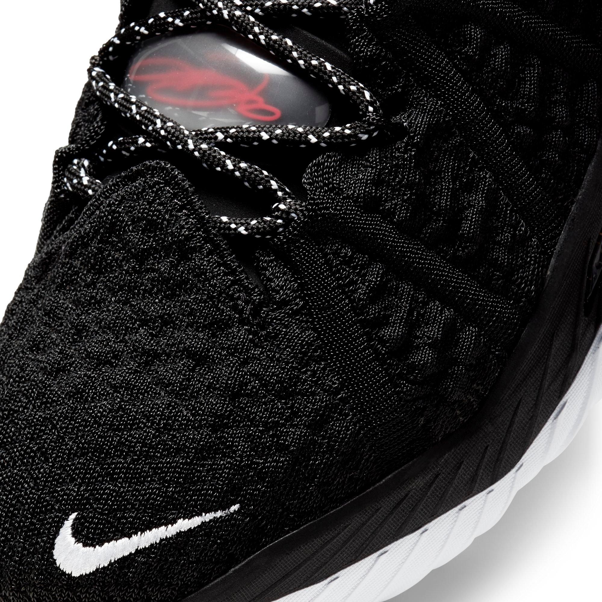 lebron 18 black red
