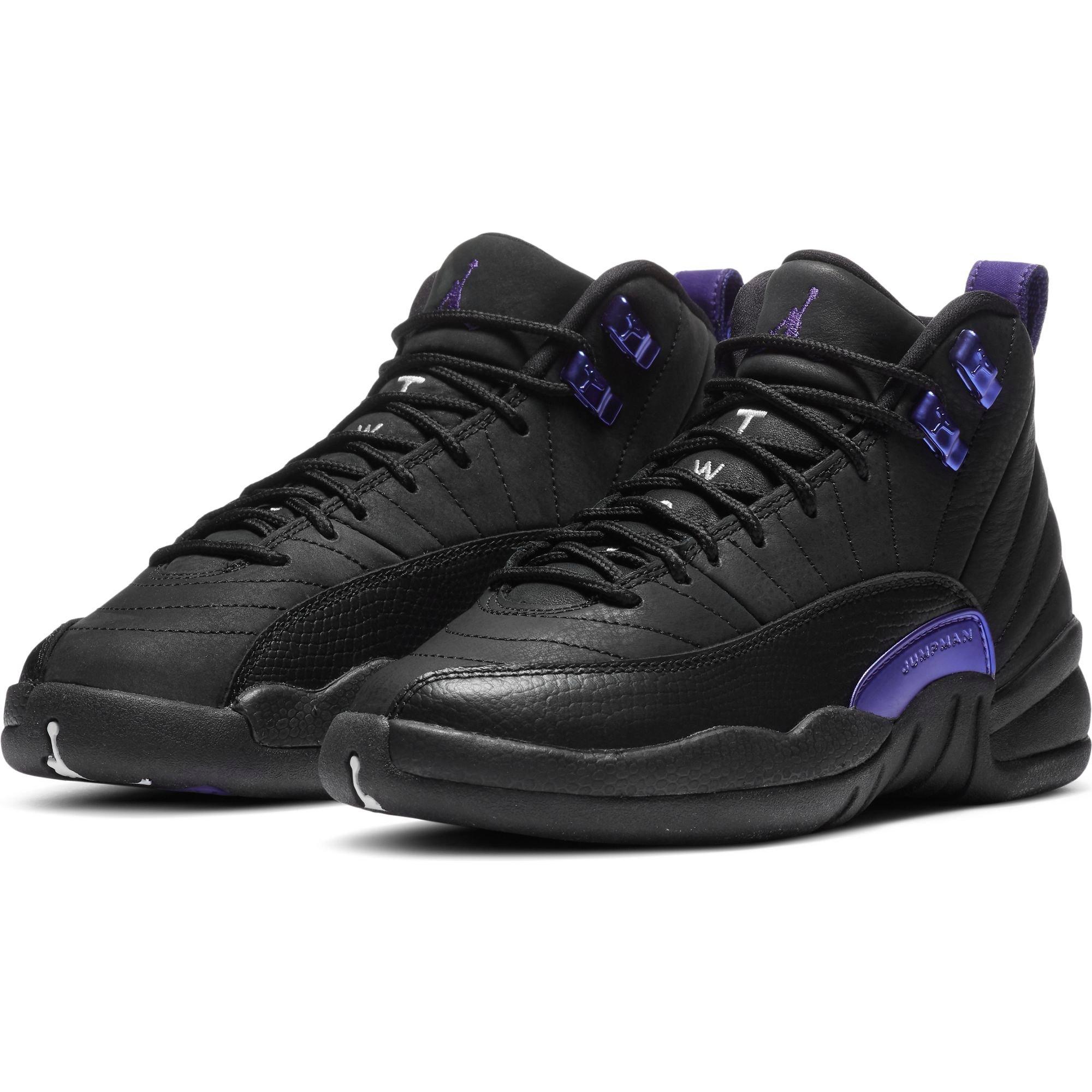 jordan 12 black hibbett sports