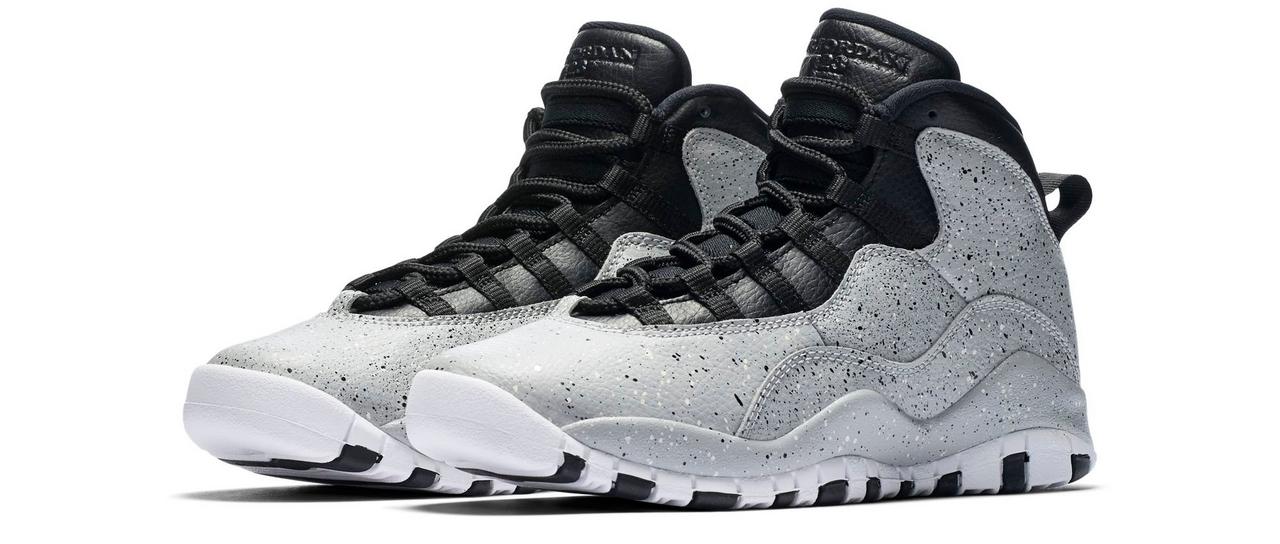 Jordan 10 shop gray and black