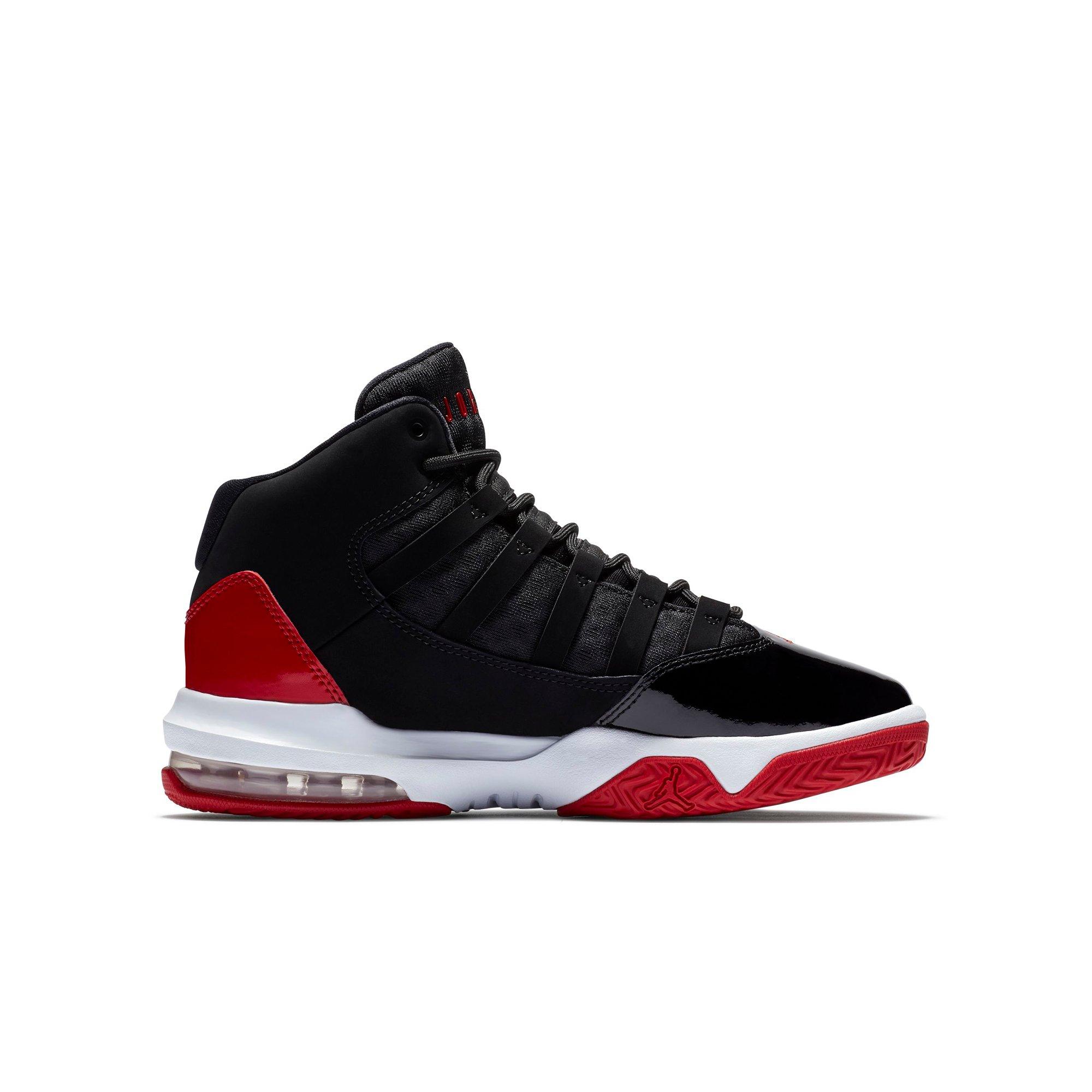 red and black jordan aura