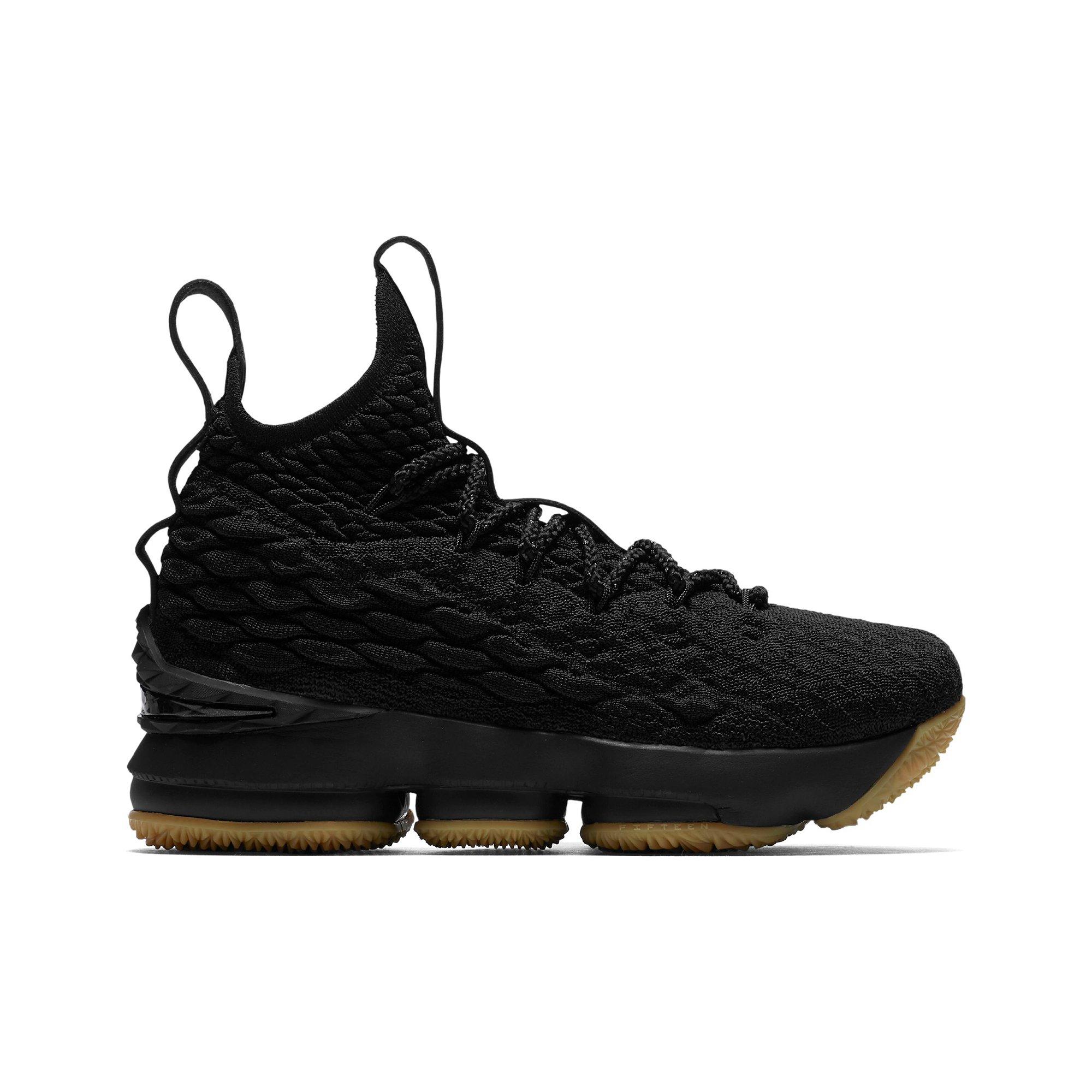 lebron all black 15