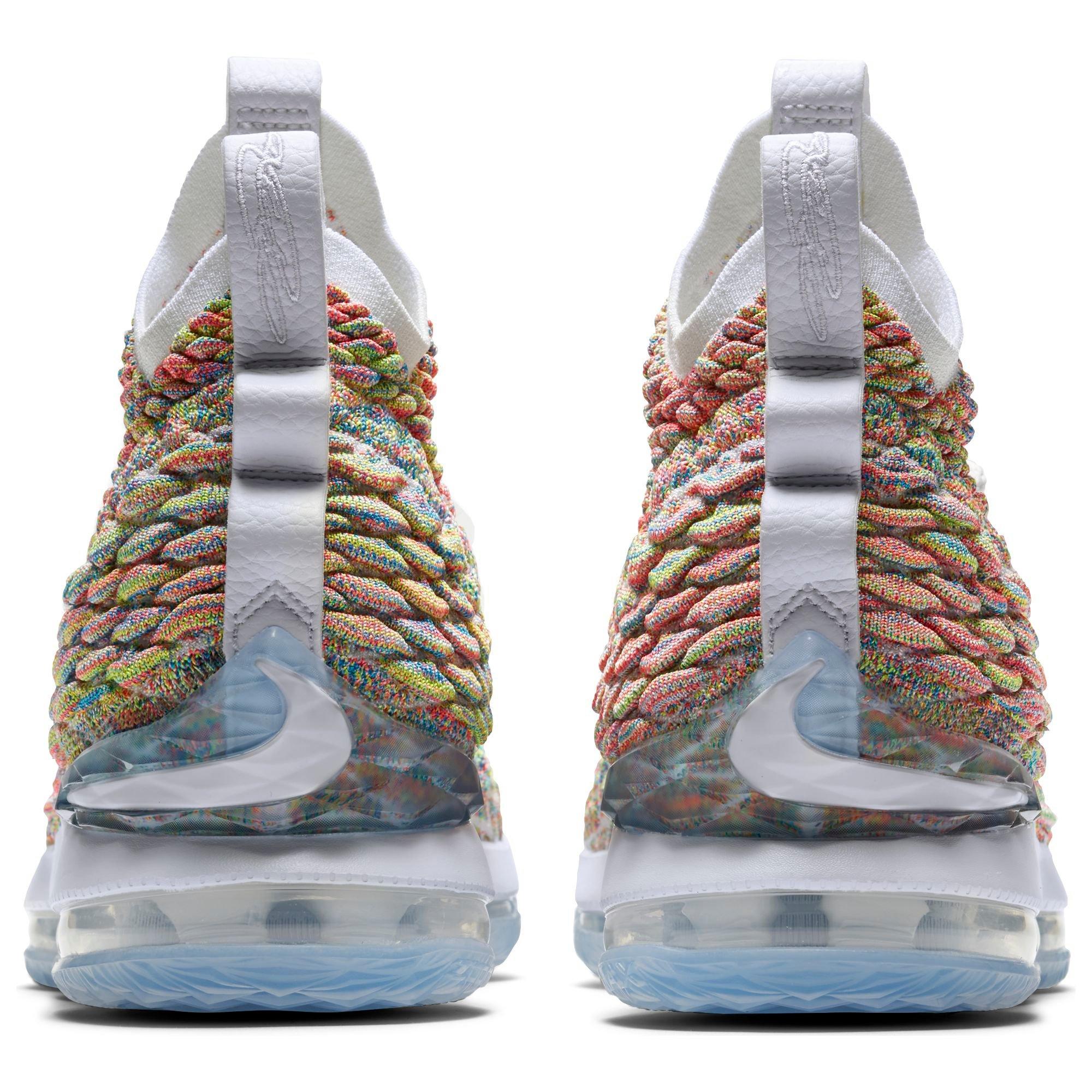 lebron 15 fruity pebbles size 13