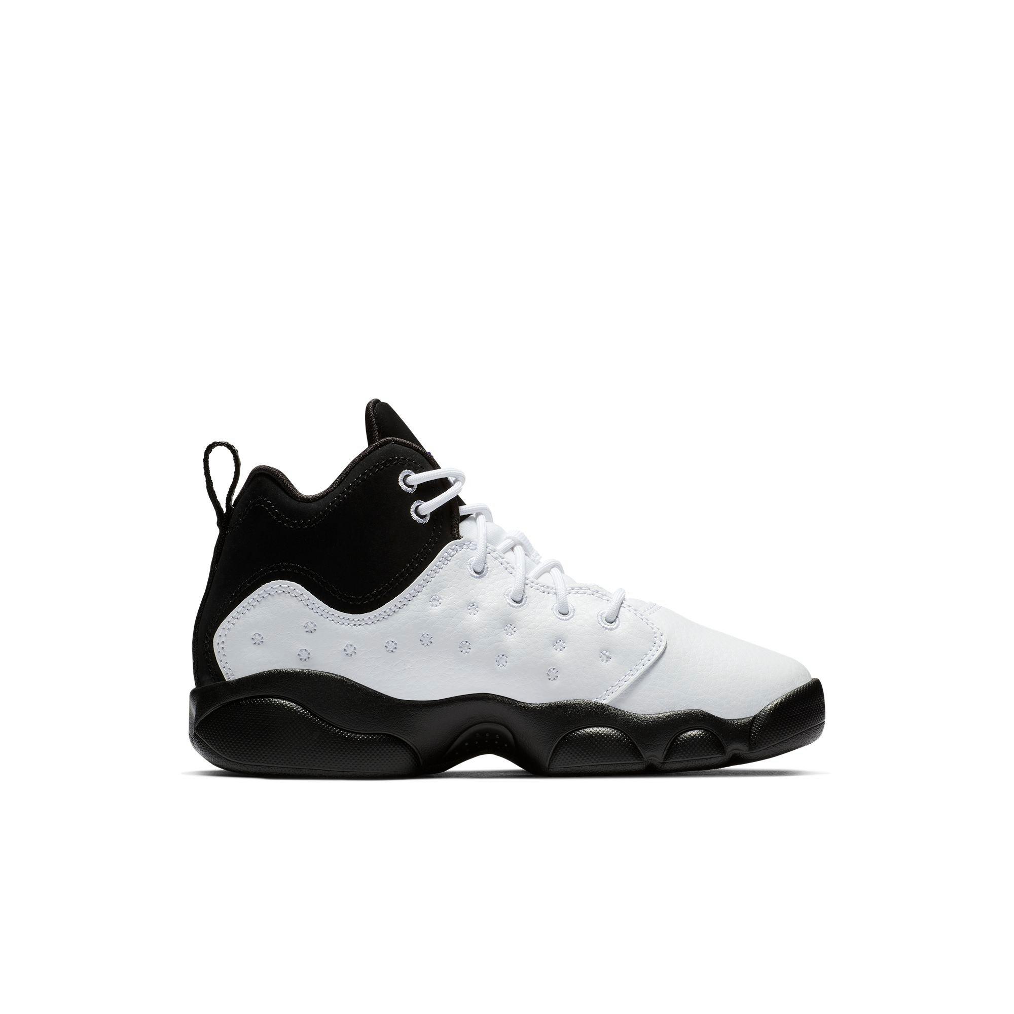 Jordan Jumpman Team II White Black Purple Preschool Kids Shoe Hibbett