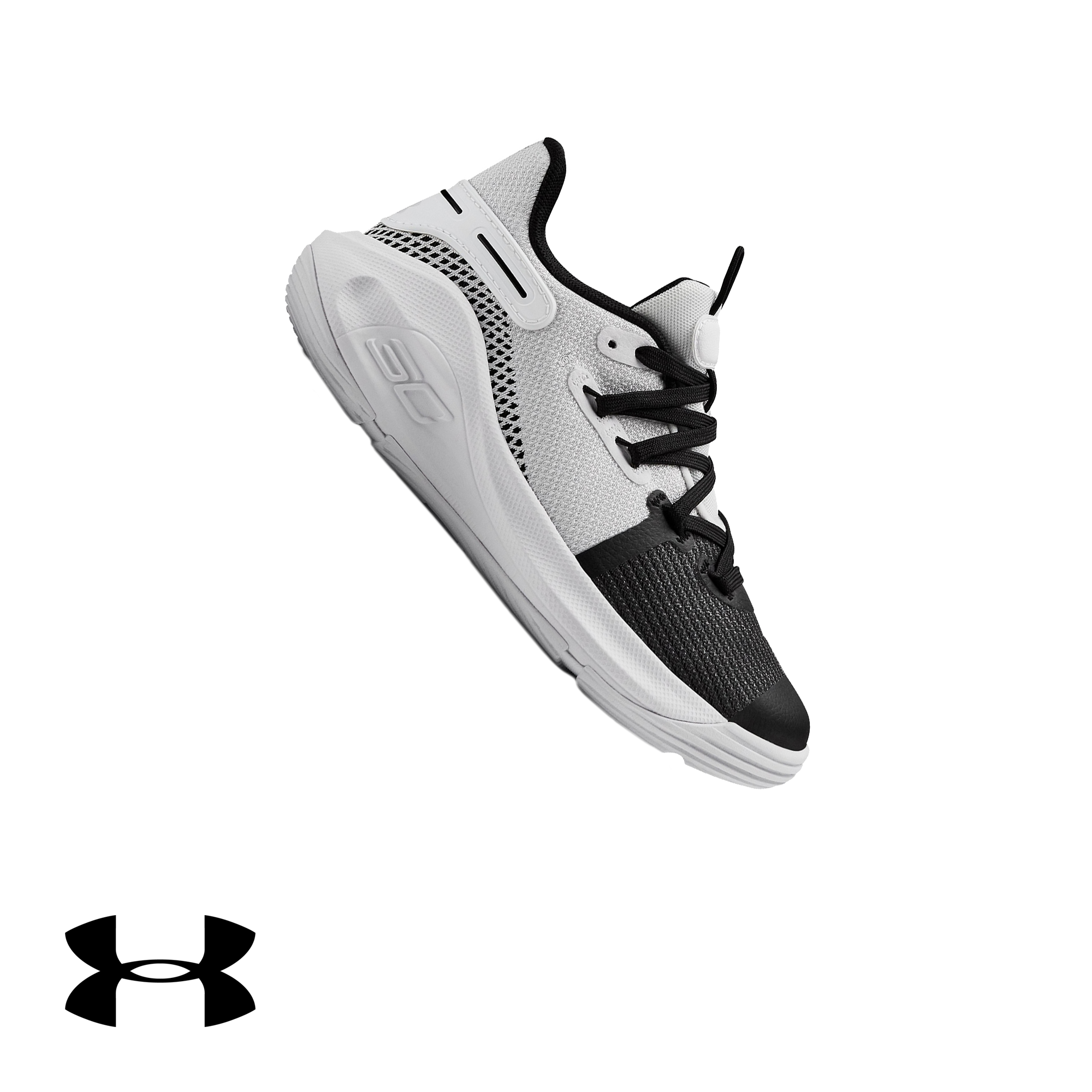 curry 6 white and black