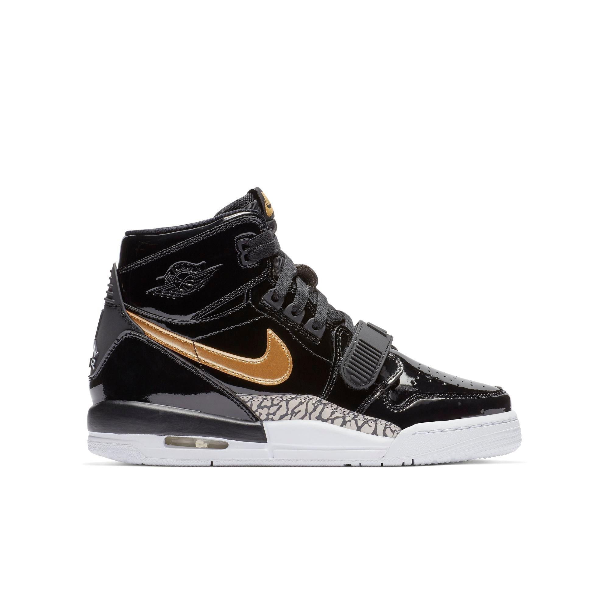 jordan legacy 312 black metallic gold