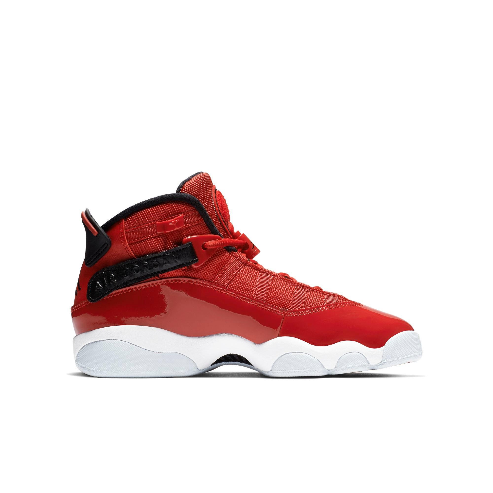 6 rings red and white