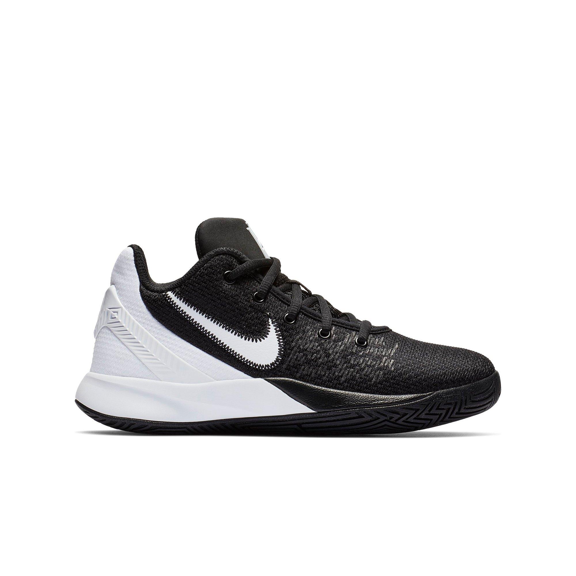 kyrie black and white shoes