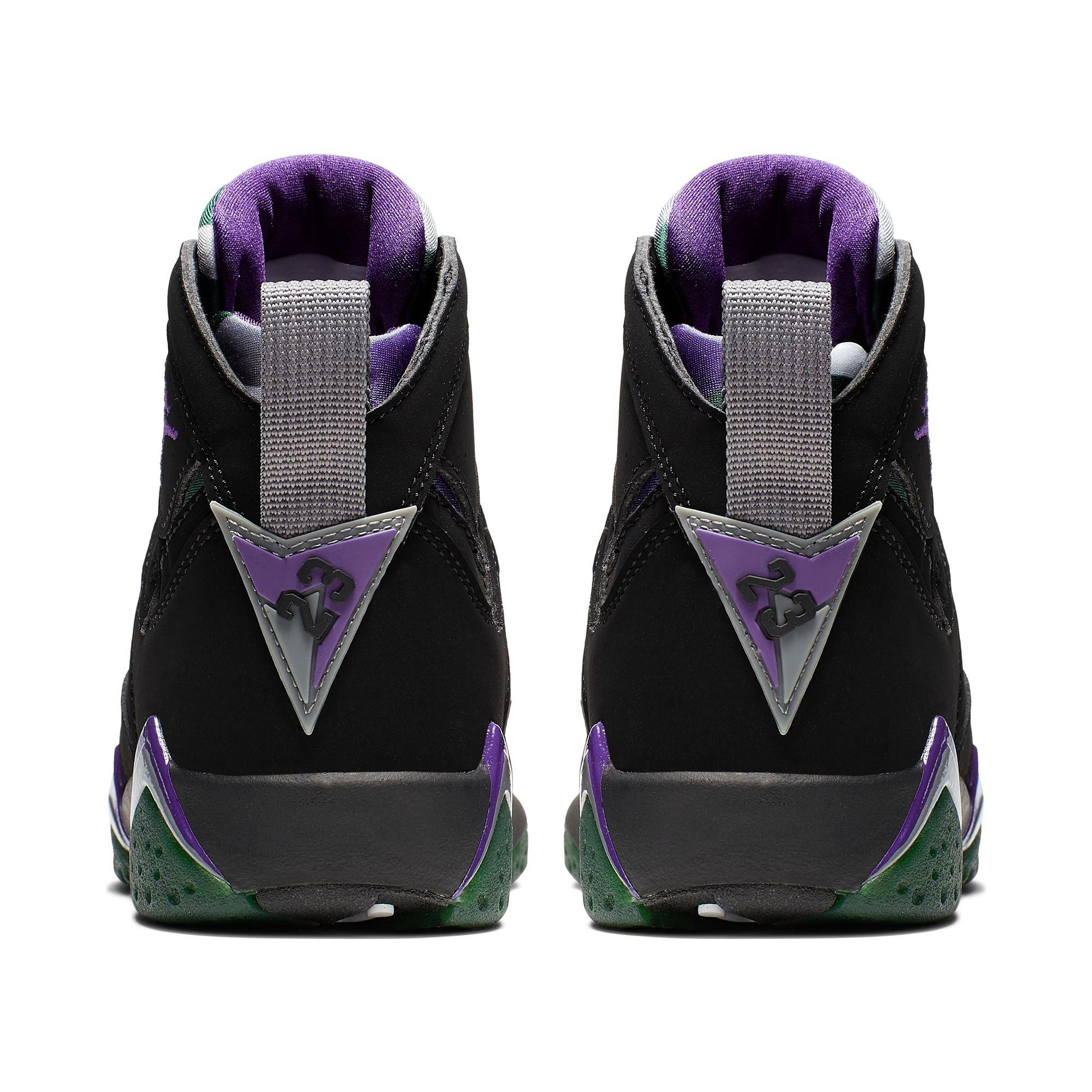 retro 7 black and purple