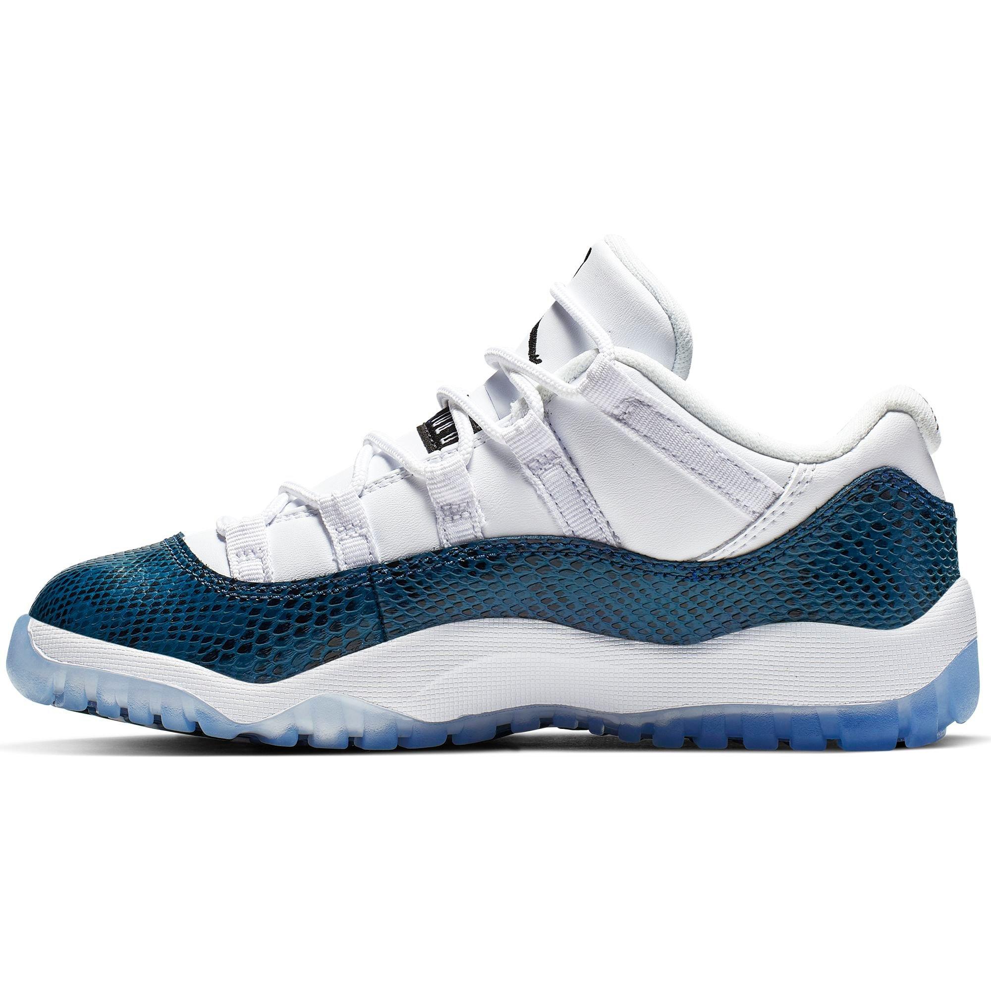 blue snakeskin 11s grade school