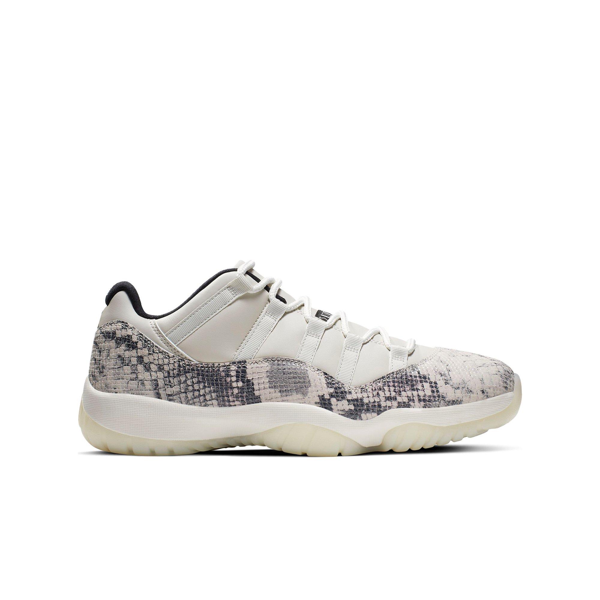 jordan 11 low le light bone university red