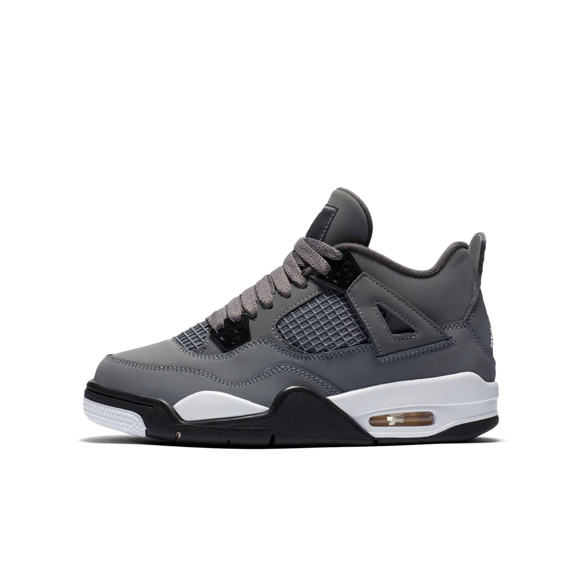 jordan retro 4 cool grey grade school