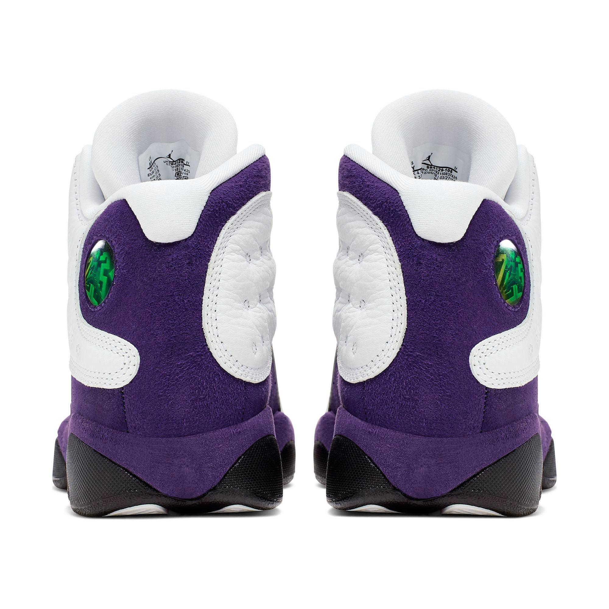 jordan retro 13 lakers grade school