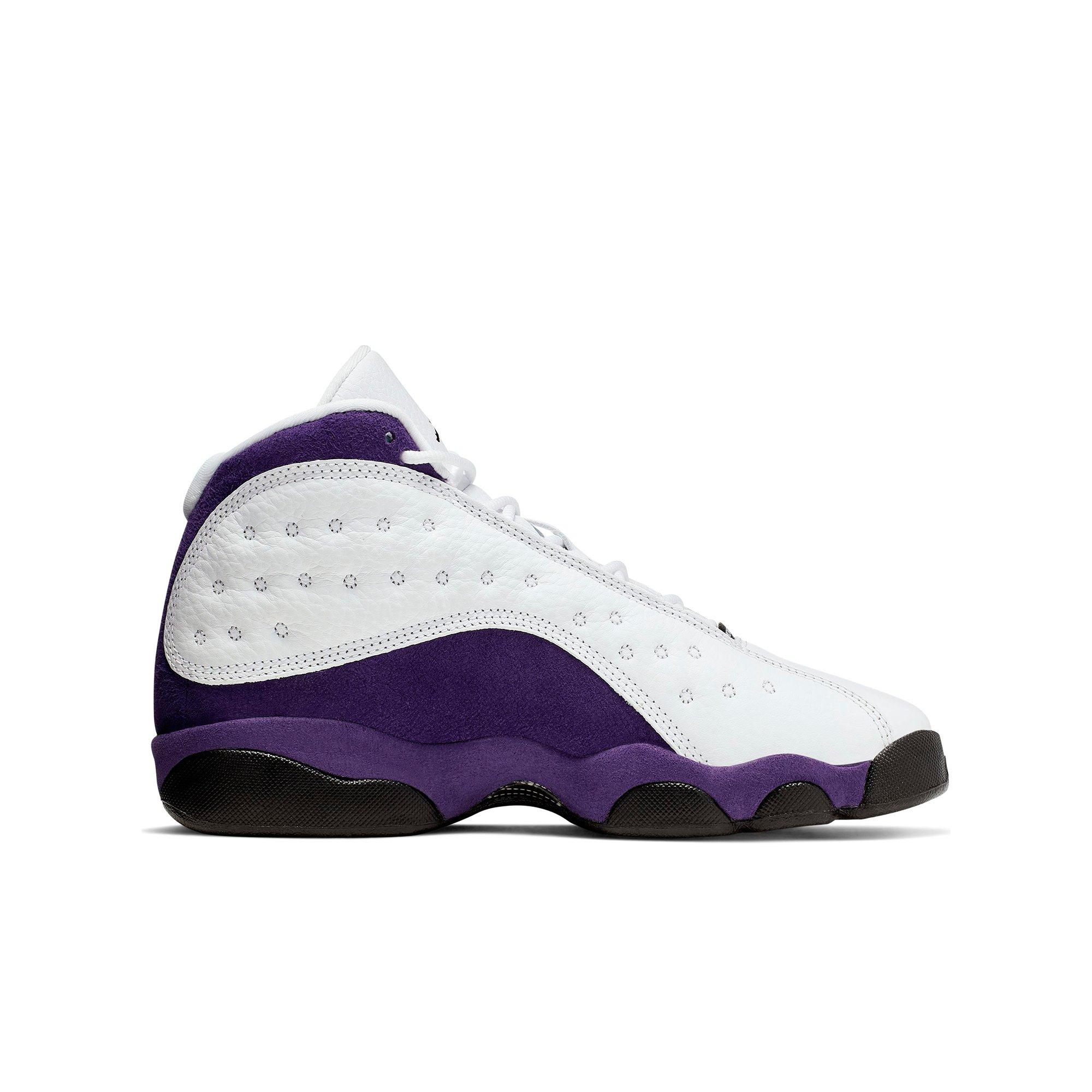 jordan retro 13 lakers grade school