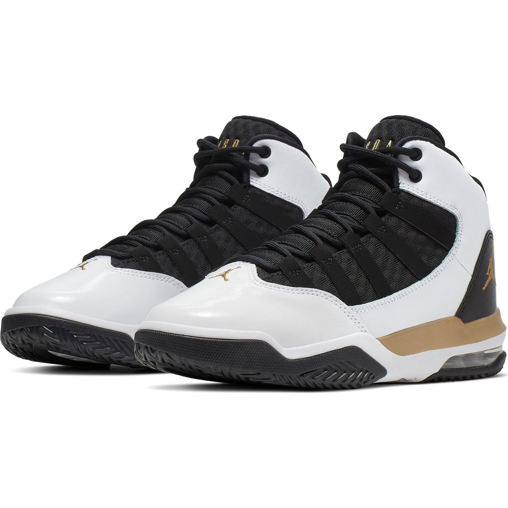 jordan max aura black gold