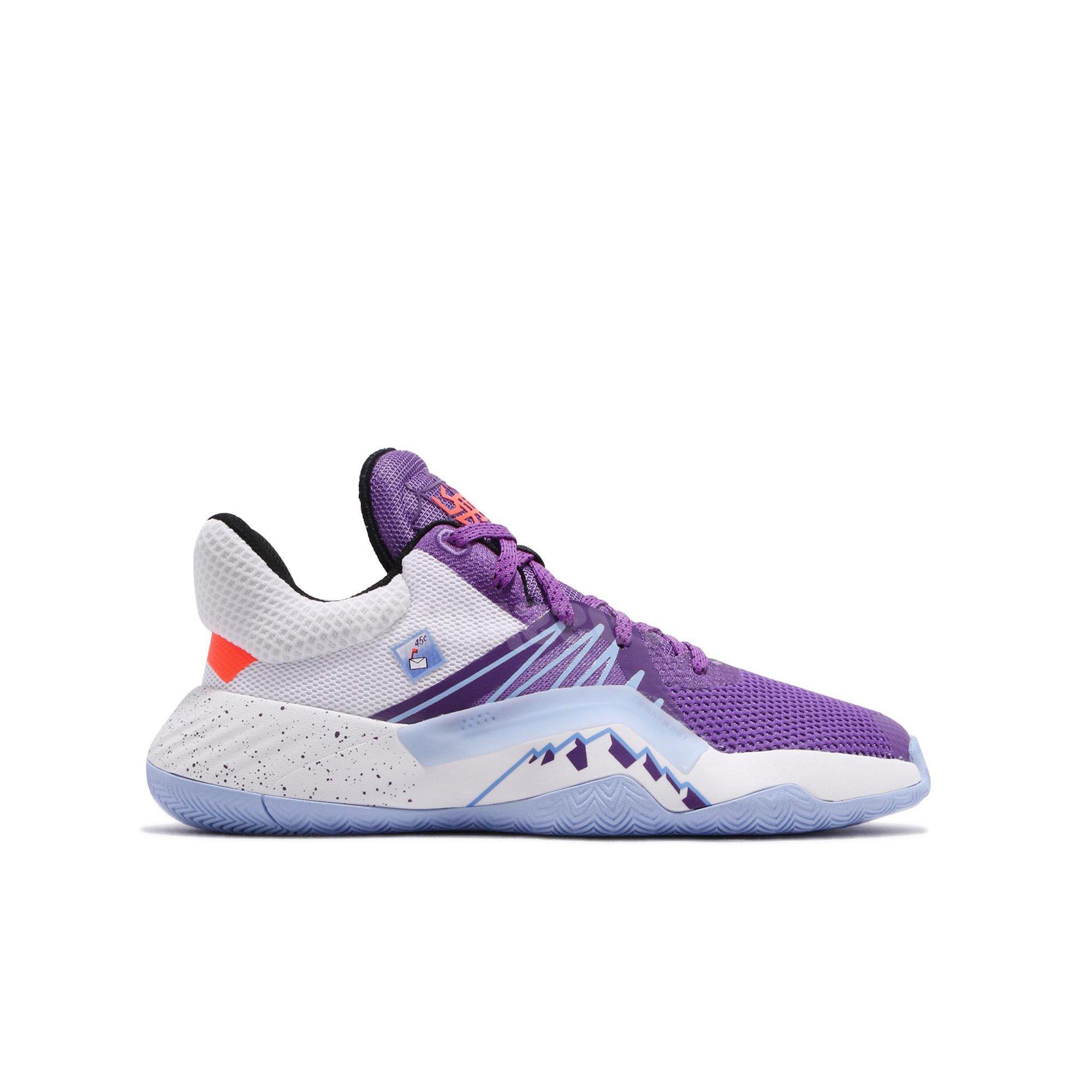 purple kids basketball shoes