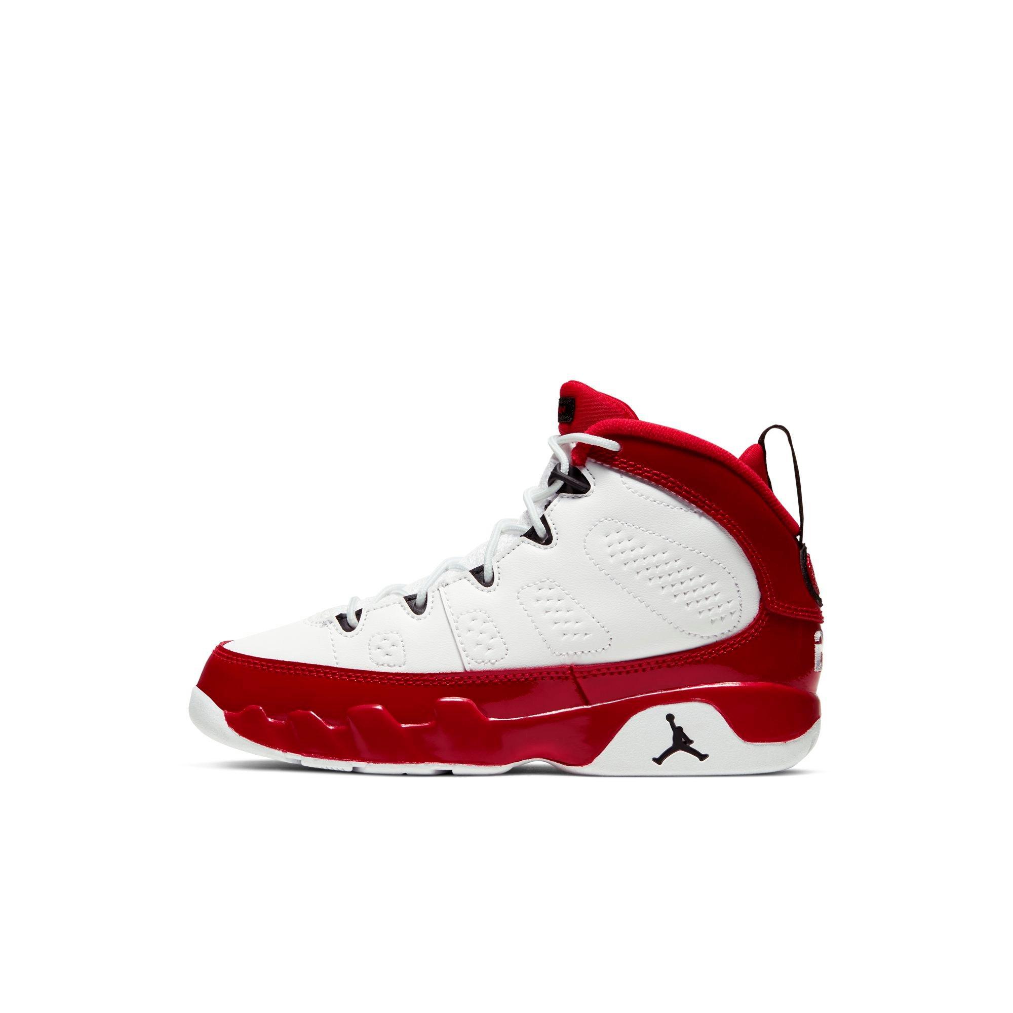 retro 9 red and white