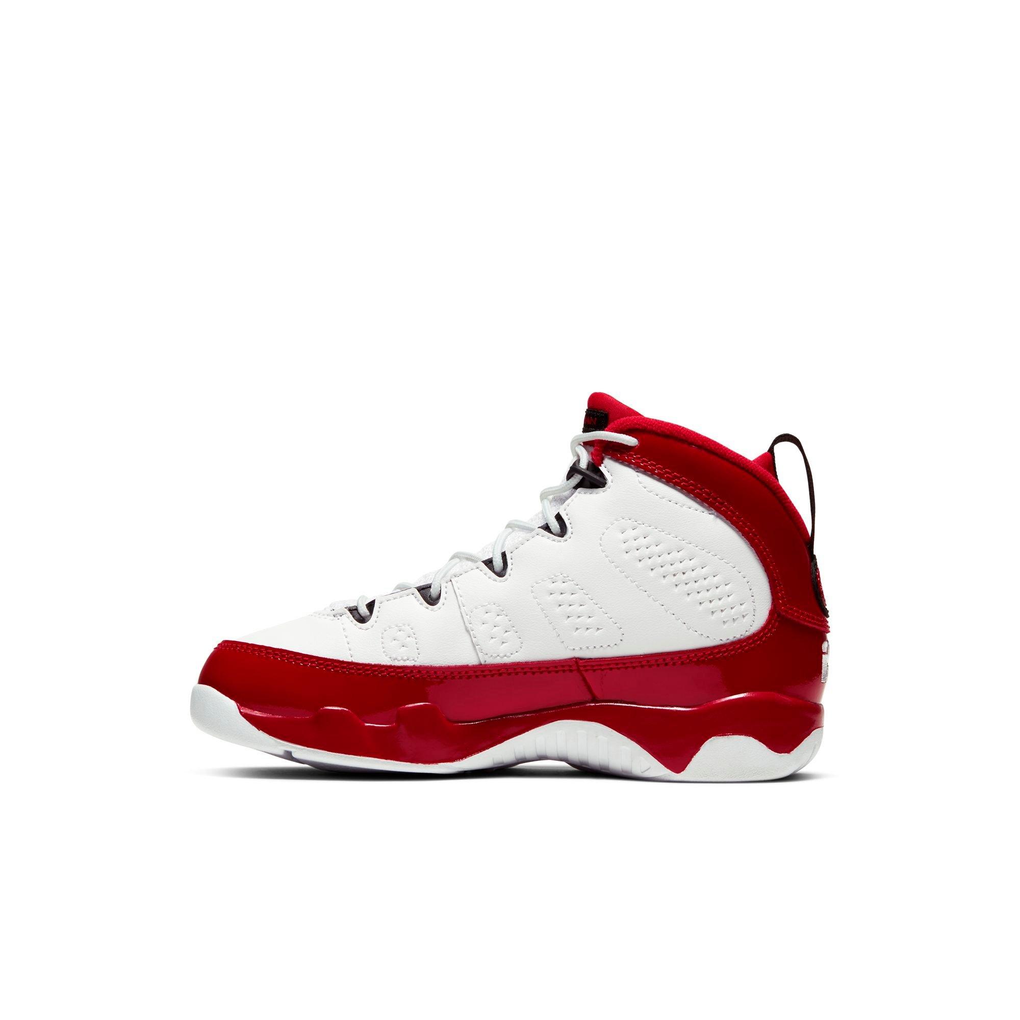 jordan 9 retro white black red