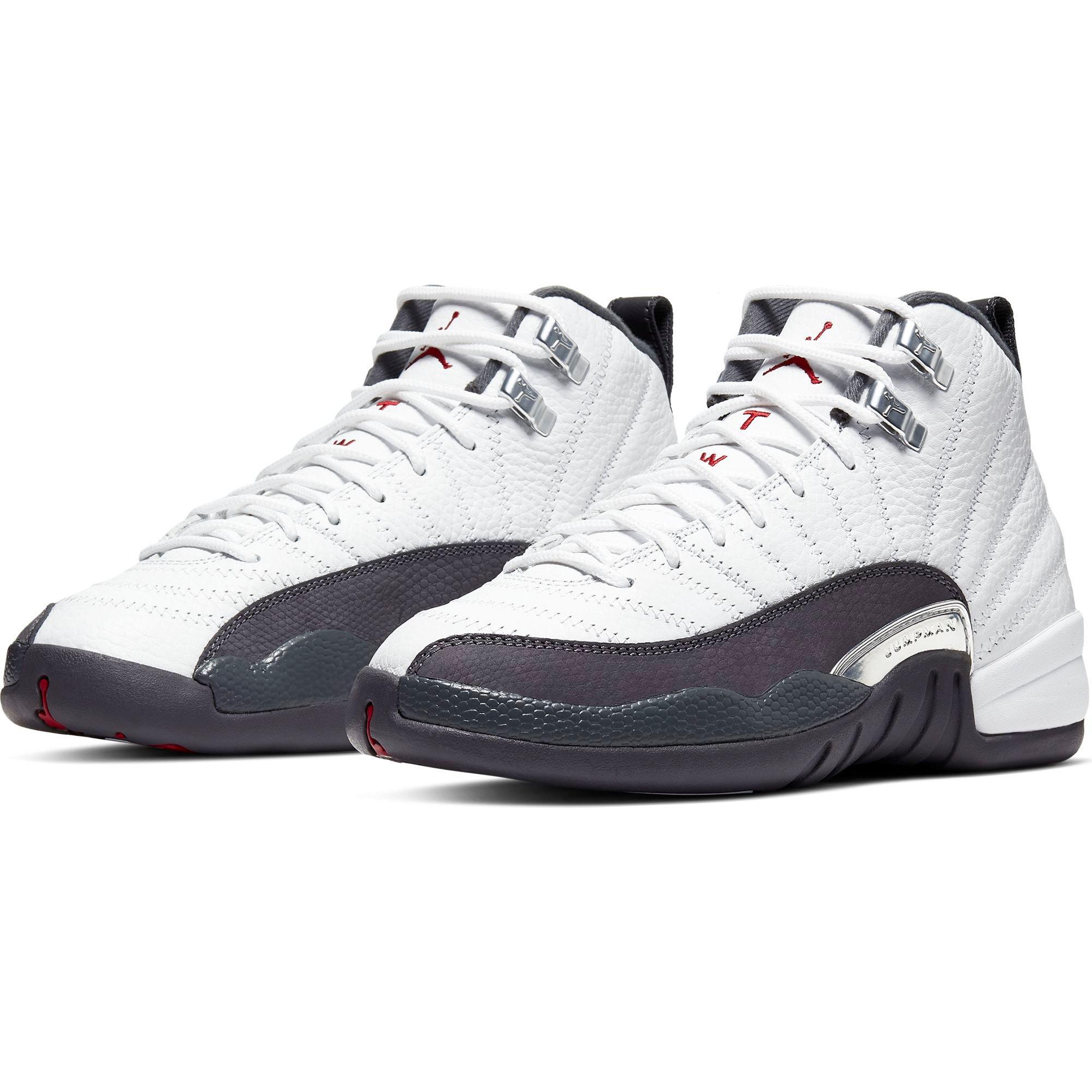 air jordan 12 dark grey grade school