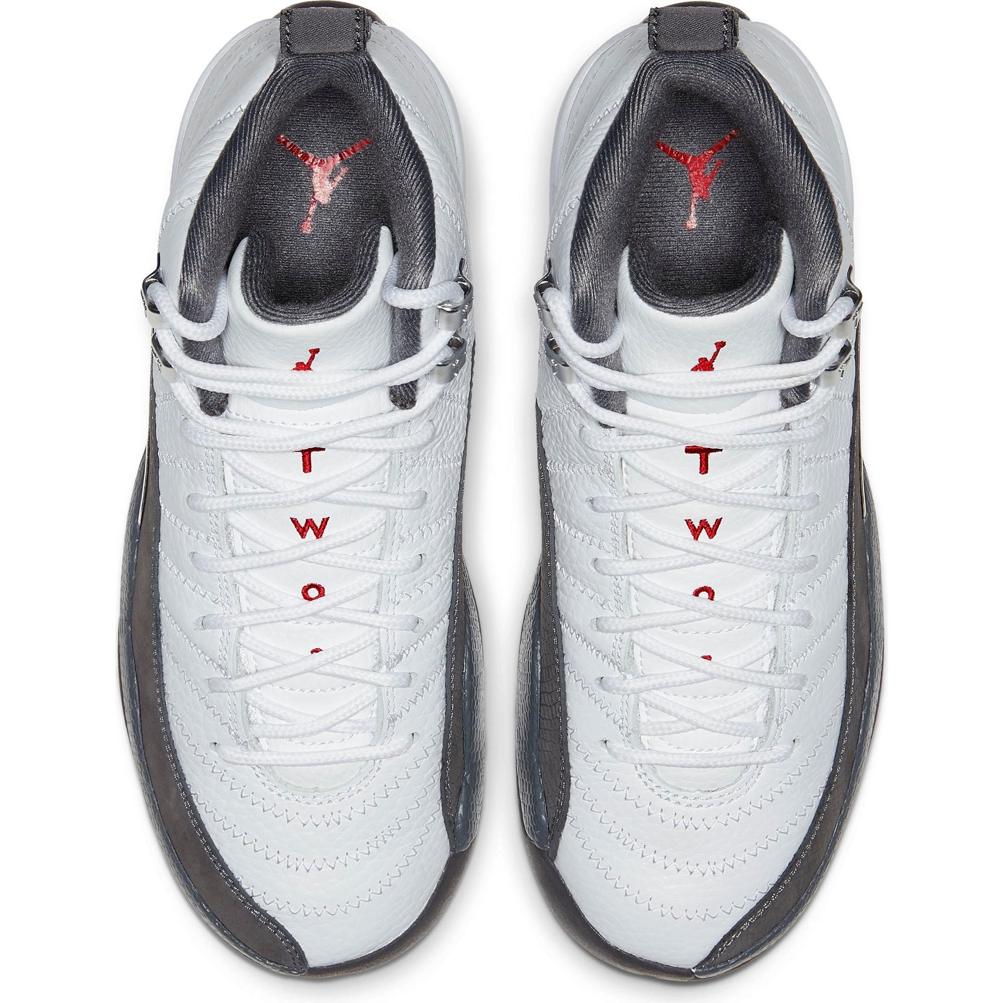 jordan 12 gym red dark grey