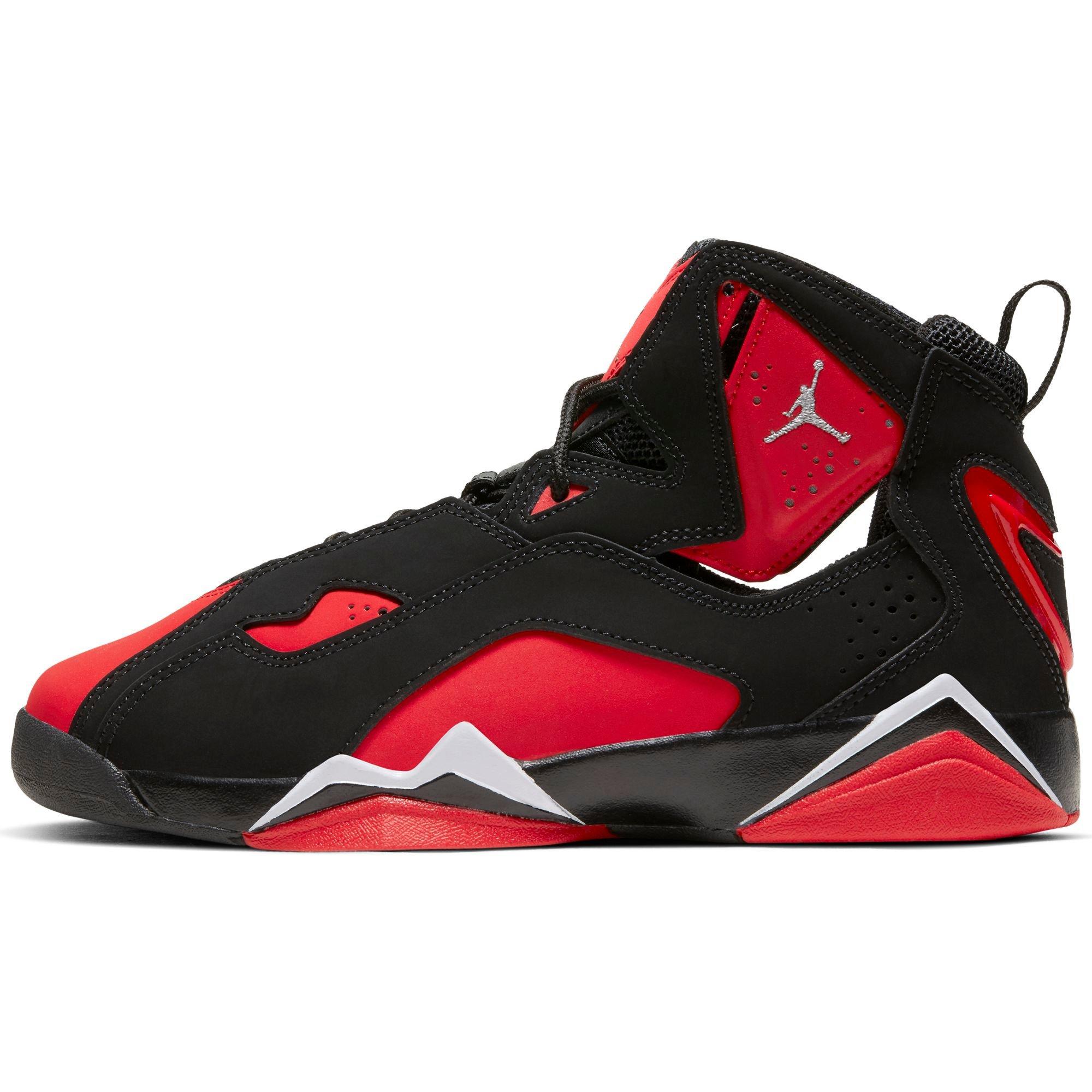 jordan true flight black red white