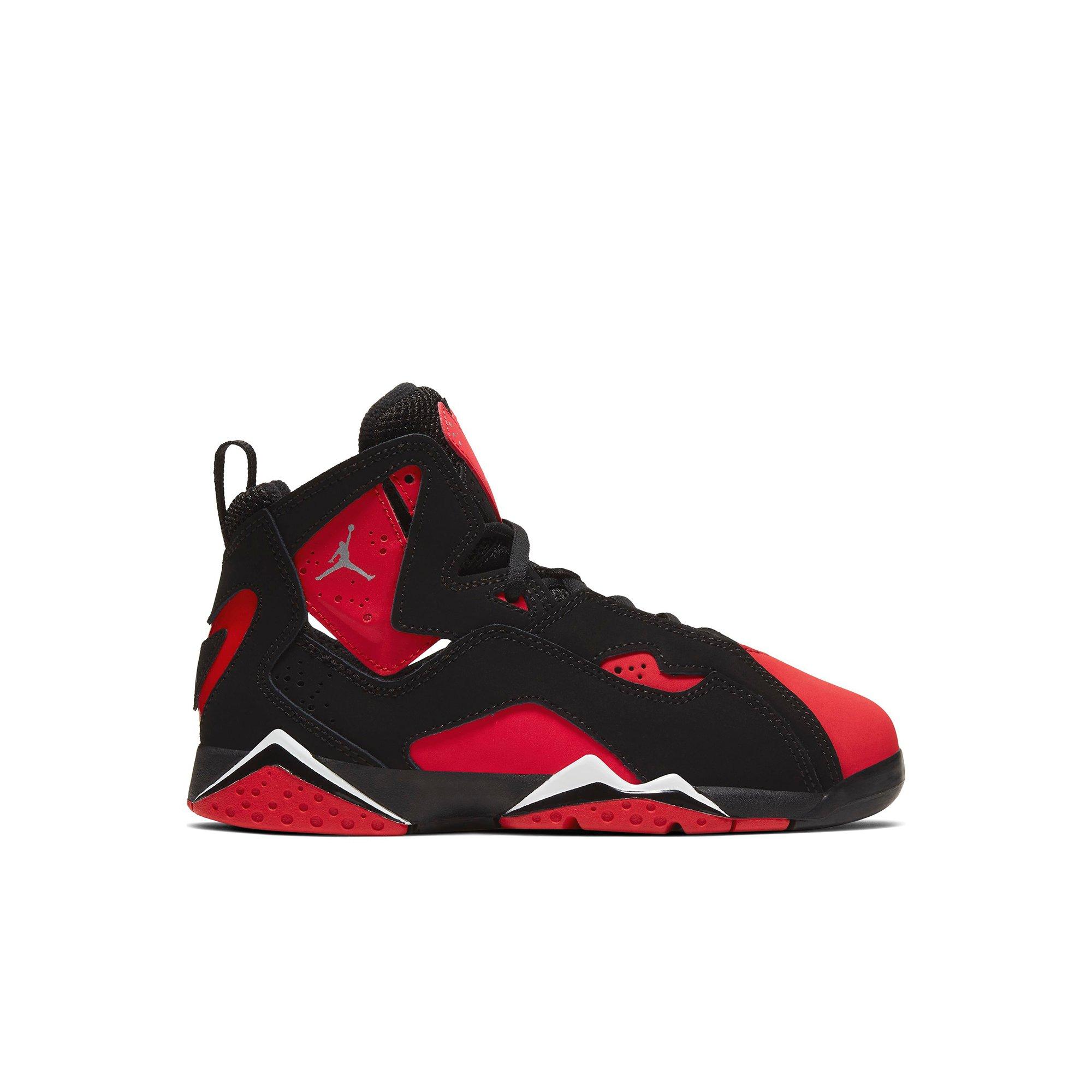 black red nike jordans