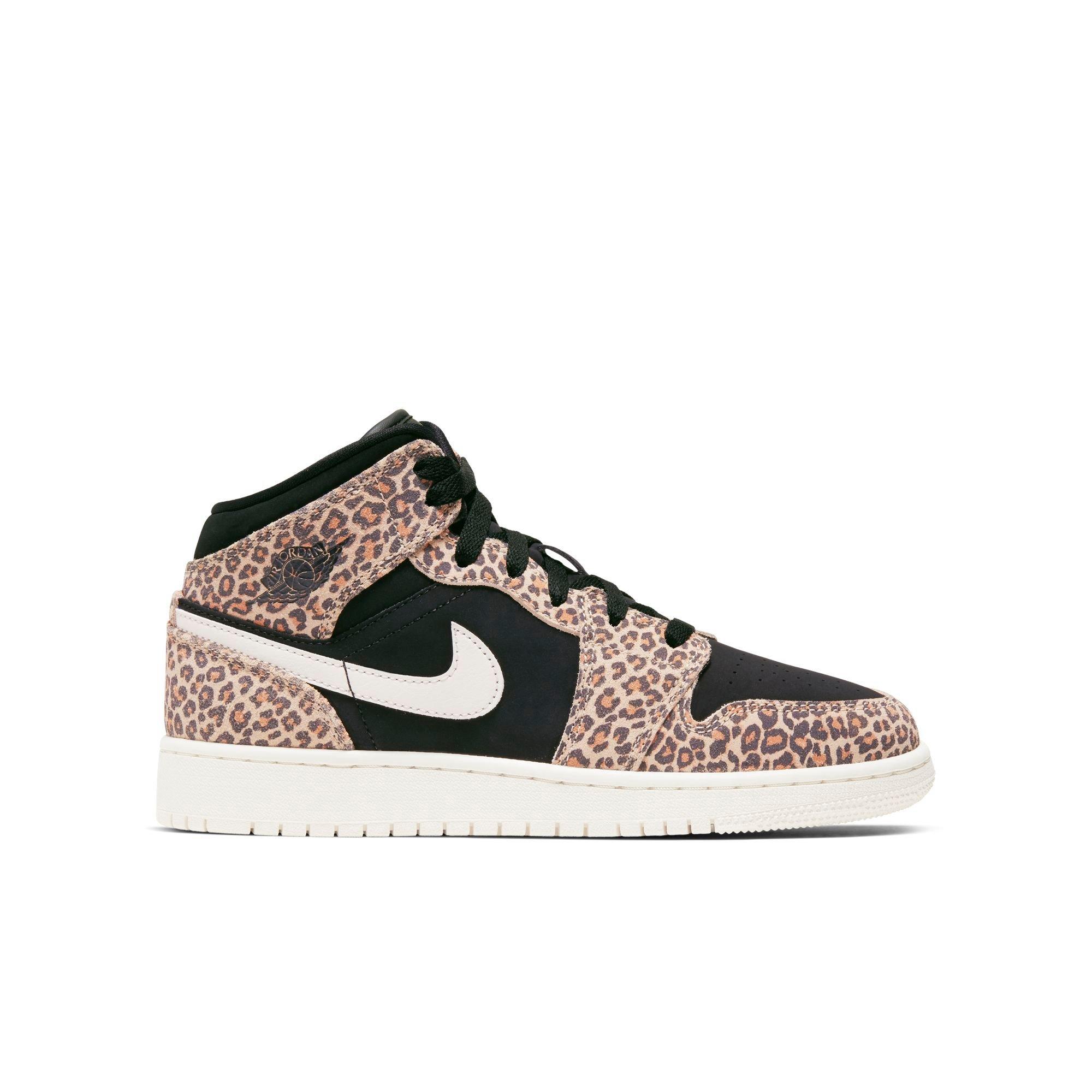 leopard jordan 1 mid