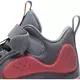 Nike KD Trey 5 VII "Cool Grey/Bright Crimson" Preschool Boys' Basketball Shoe - GREY/RED Thumbnail View 3