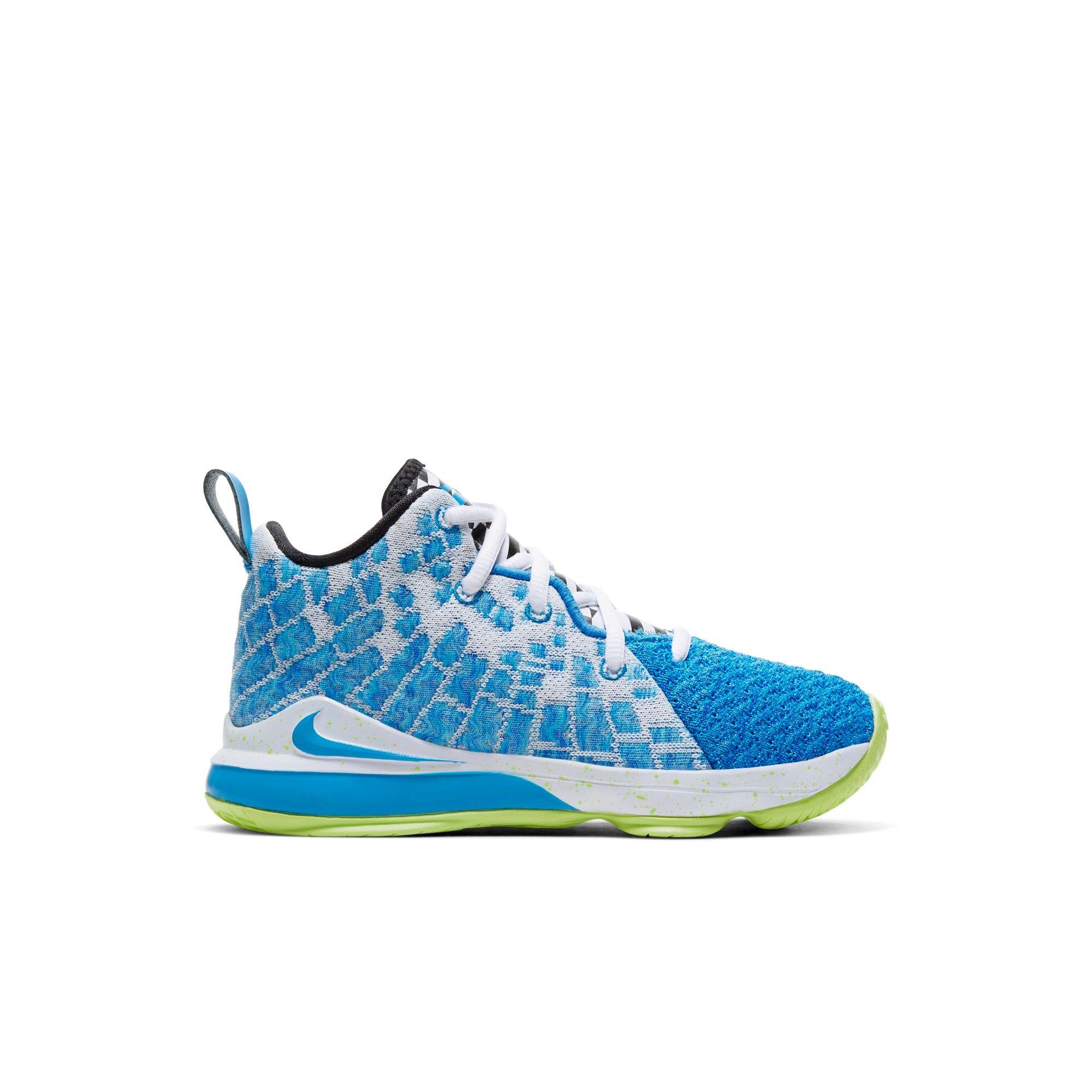 lebron shoes kids blue