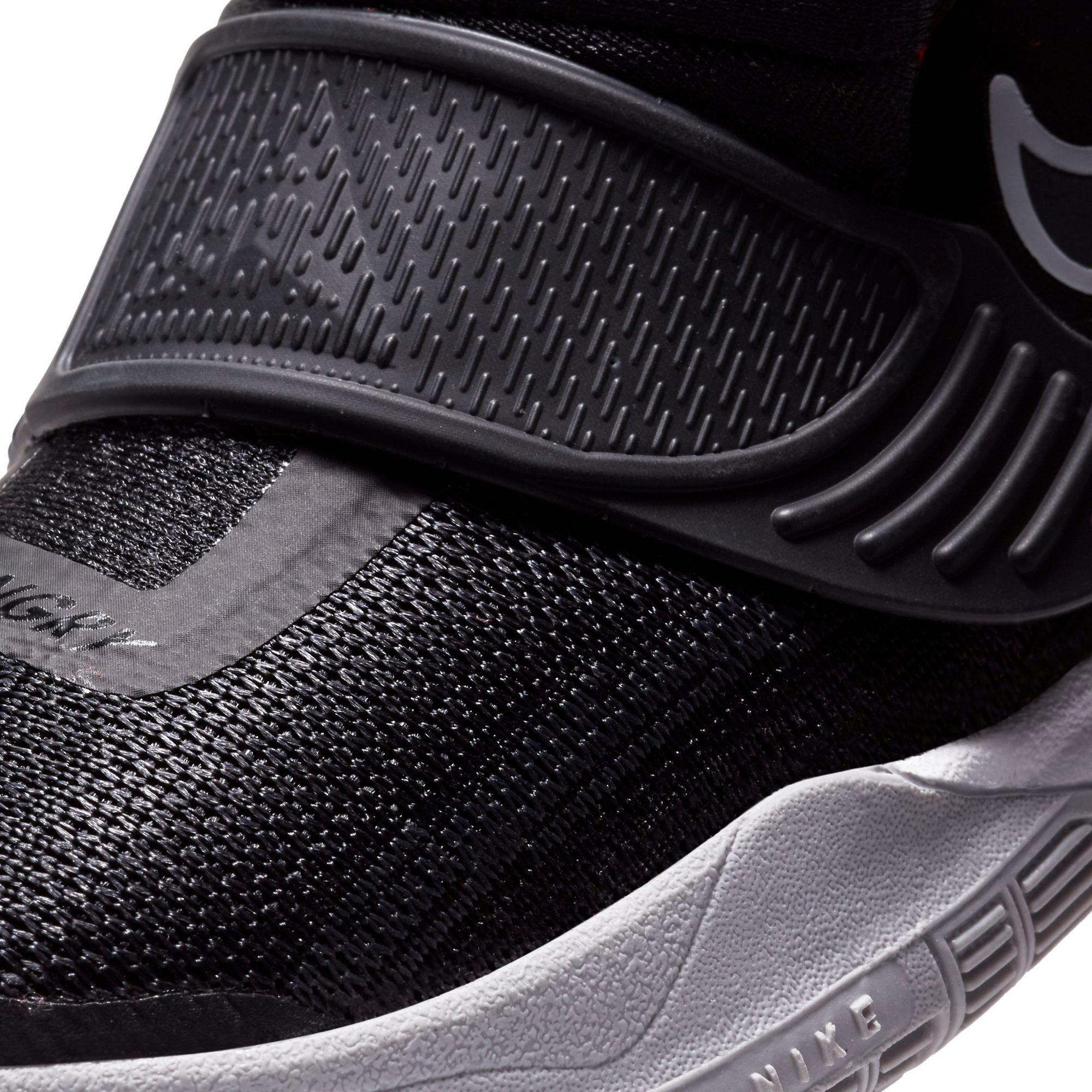 Nike Kyrie 6 "Black/University Red" Toddler Kids' Basketball Shoe - BLACK/WHITE/RED Thumbnail View 5