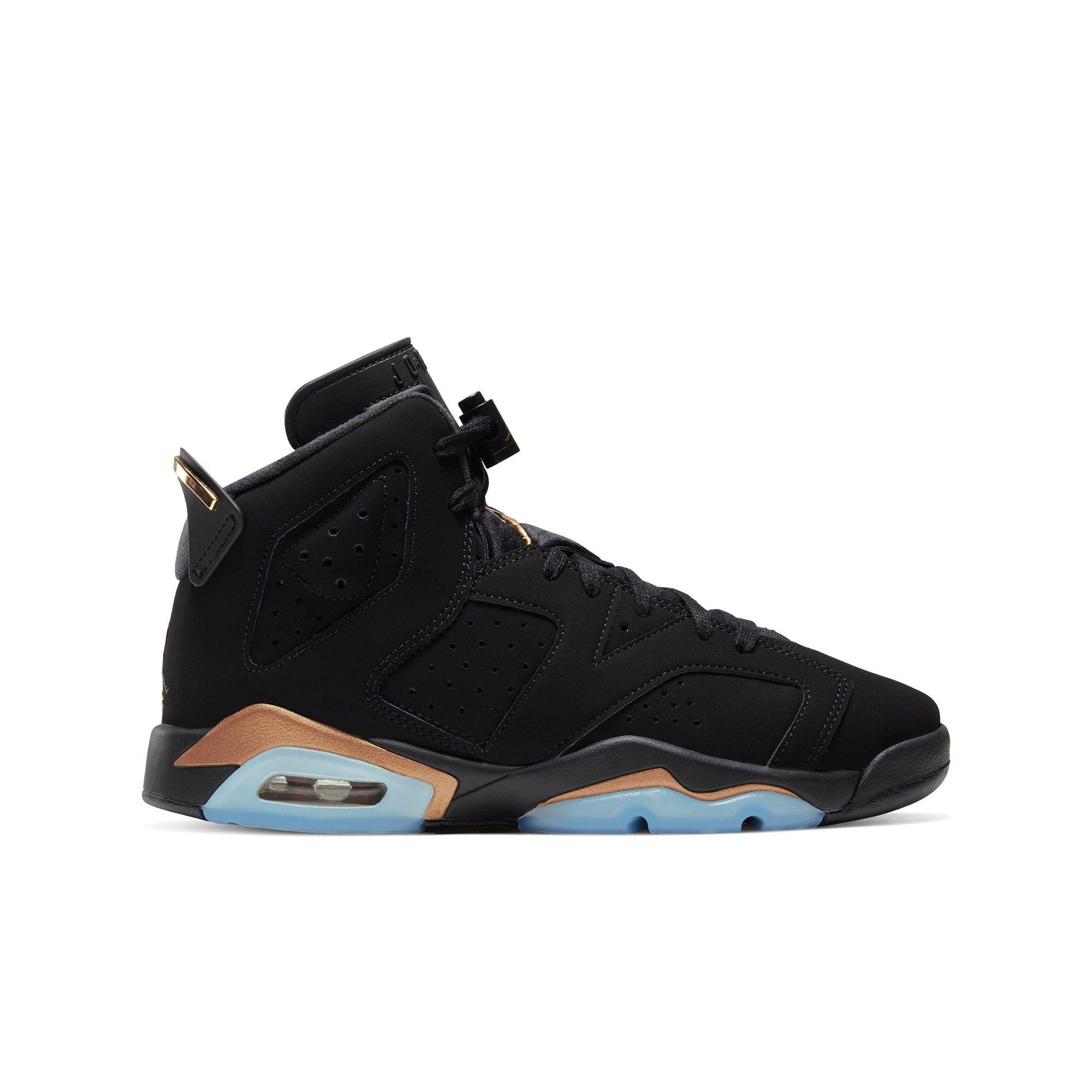 black and gold jordan 6 grade school