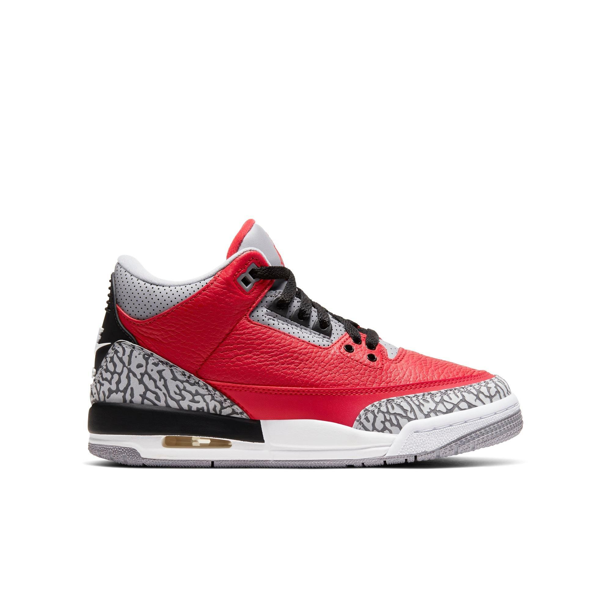 jordan 3 red cement grade school