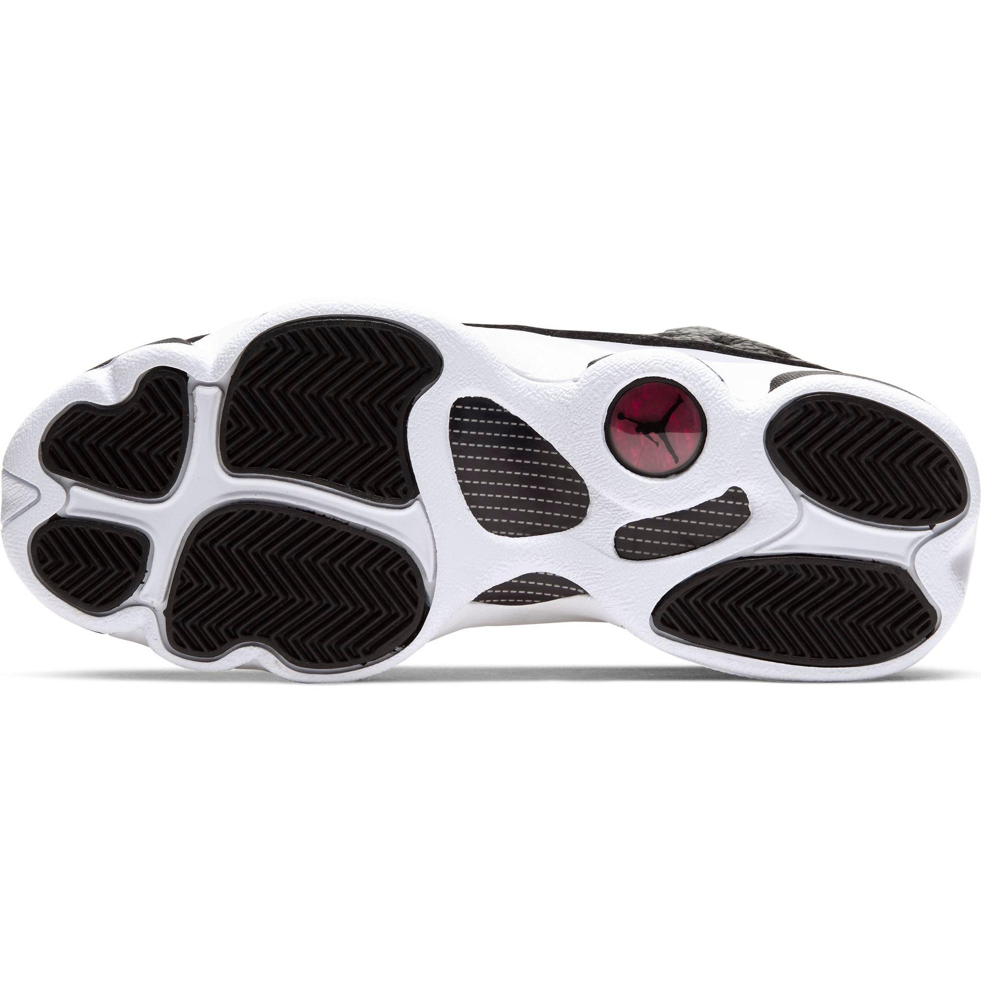 jordan retro 13 red and black and white